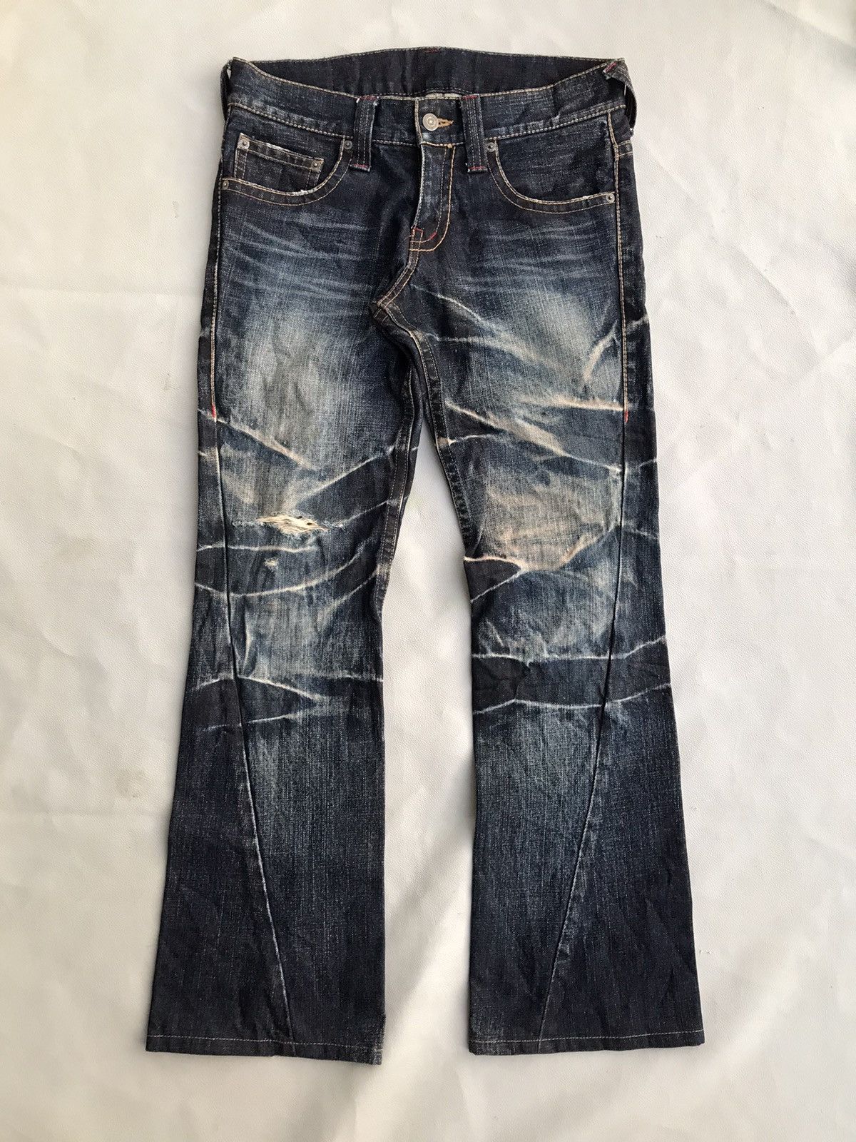 Hysteric Glamour Vintage Flared Pants Tornado Mart Bootcut Flare Jean y2k Size US 31 - 1 Thumbnail