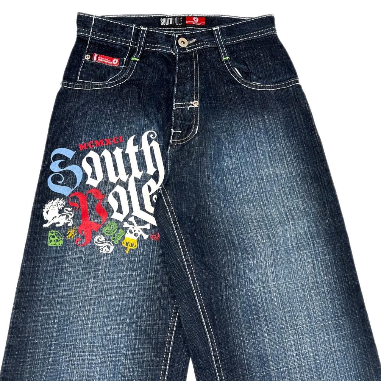 Southpole × Vintage Vintage South Pole mall core baggy jeans Size 24" / US 00 / IT 34 - 3 Thumbnail