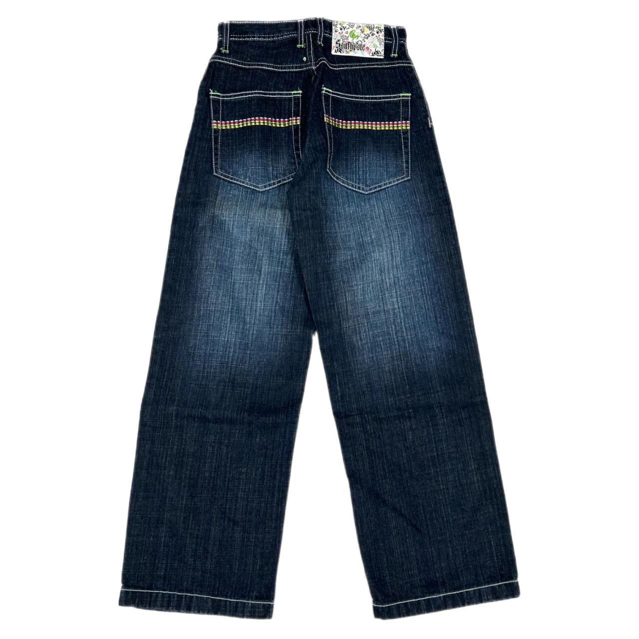 Southpole × Vintage Vintage South Pole mall core baggy jeans Size 24" / US 00 / IT 34 - 2 Thumbnail