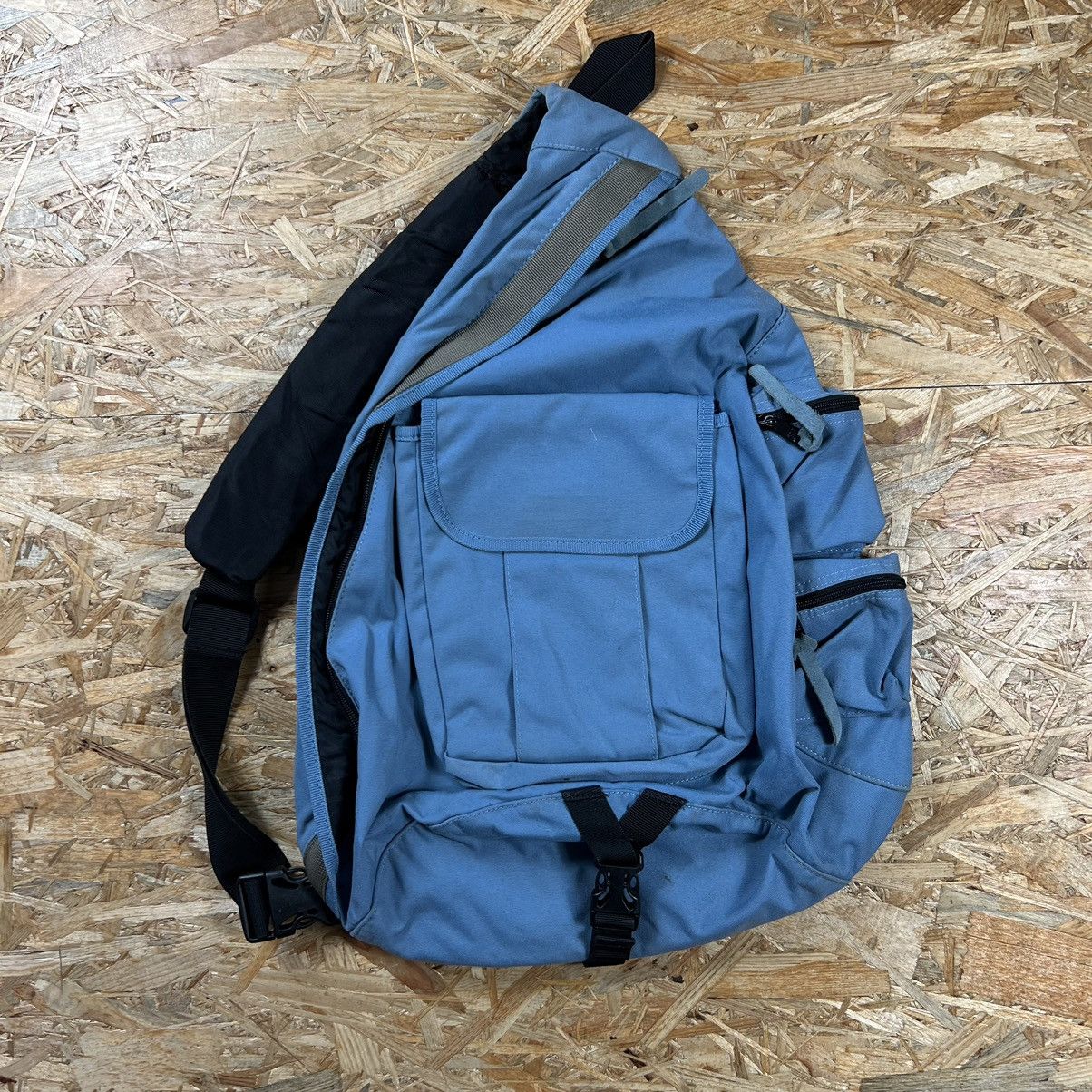 GAP】90/00s OLD poly-canvas sling bag