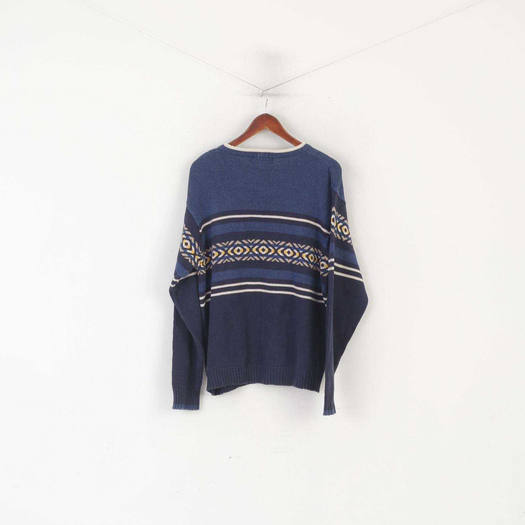 Chaps Ralph Lauren Chaps Ralph Lauren Men L Jumper Navy Cotton Vintage 2148 Size US L / EU 52-54 / 3 - 7 Thumbnail
