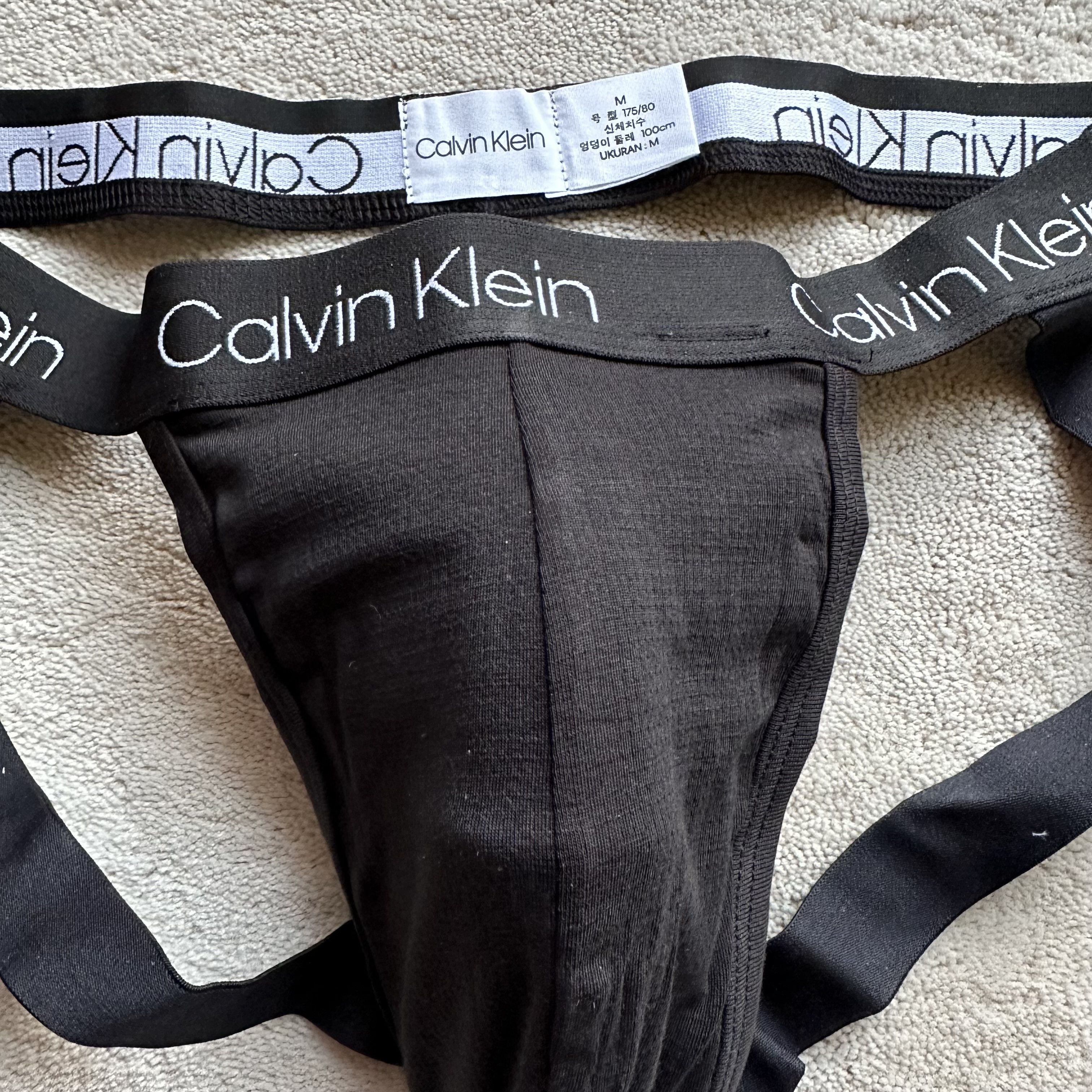 Calvin Klein CALVIN KLEIN JOCK STRAP Size M + BULGE-ENHANCER CUP One Size |  Grailed