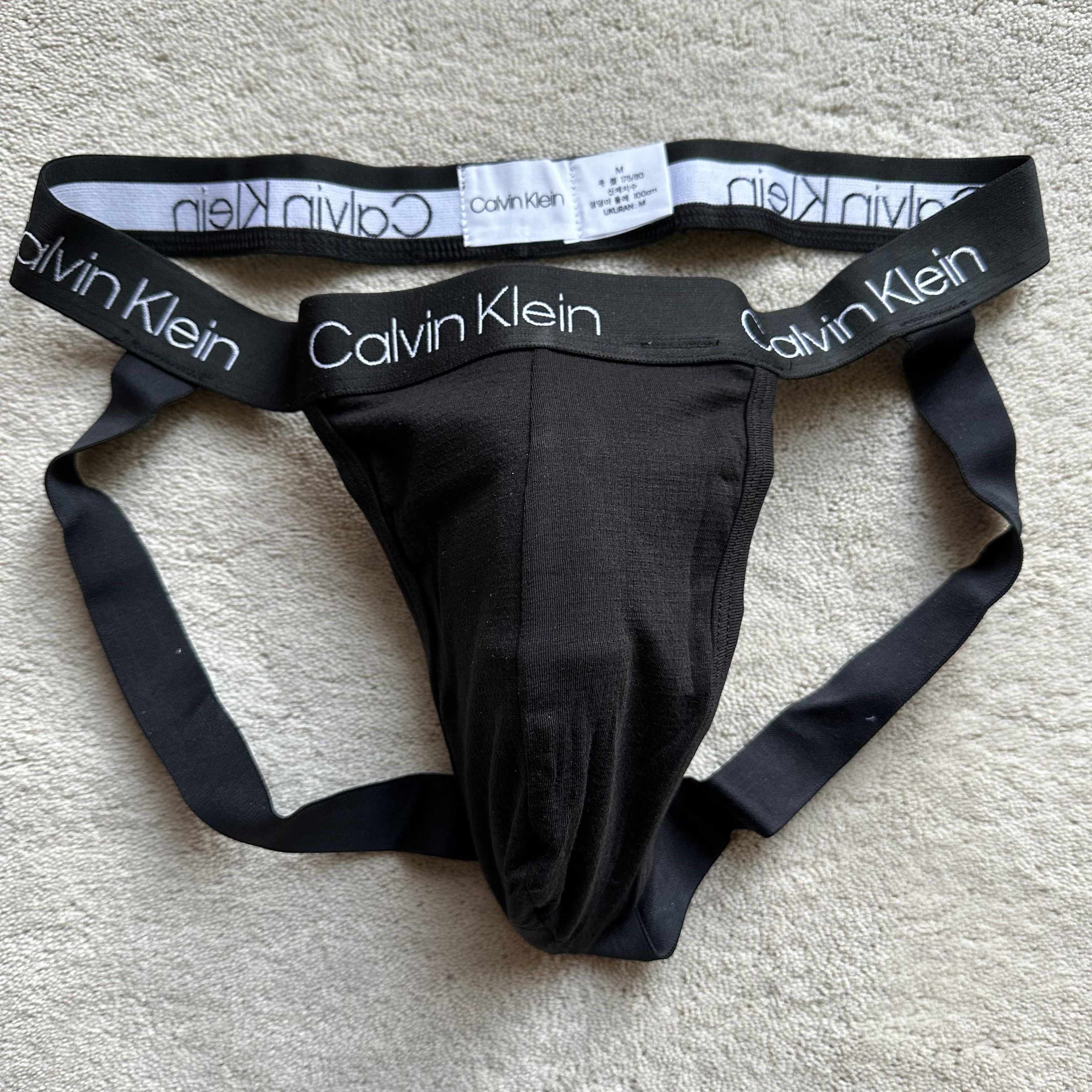 Calvin Klein CALVIN KLEIN JOCK STRAP Size M + BULGE-ENHANCER CUP One Size |  Grailed