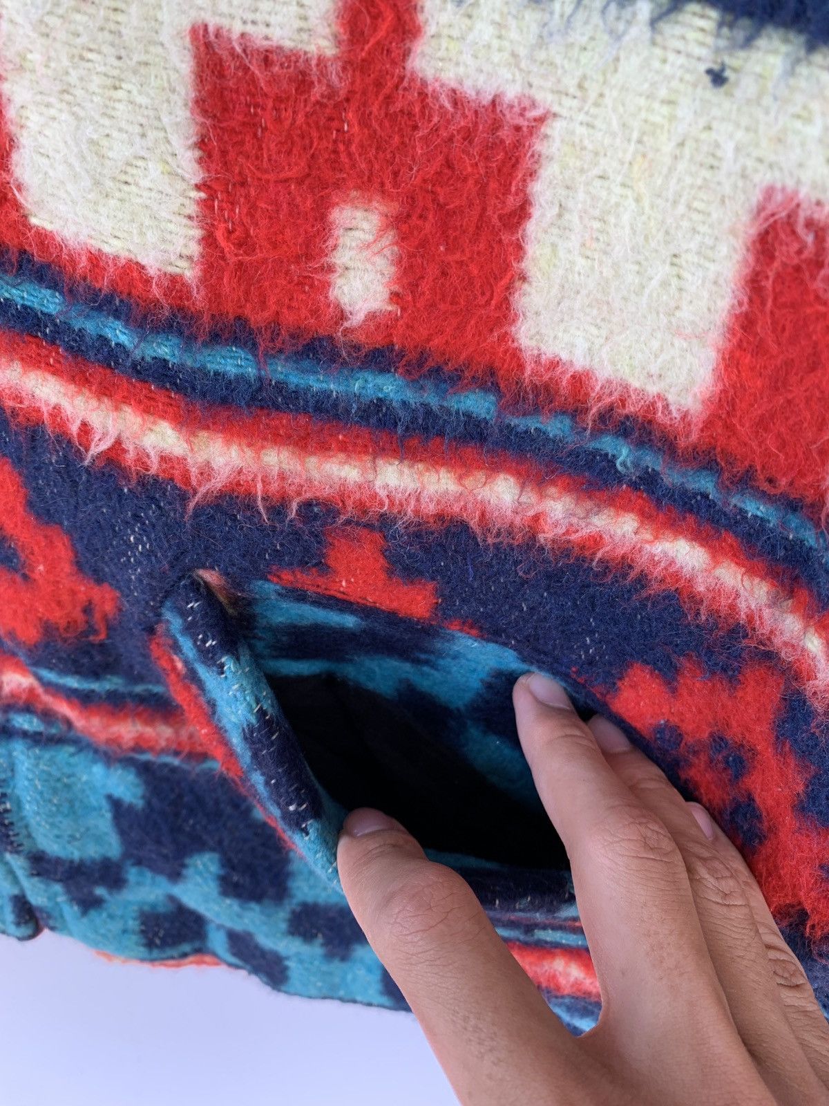 Japanese Brand × Vintage Vtg Artisanat Wool Jacket Navajo Aztec Inspired Size US L / EU 52-54 / 3 - 7 Thumbnail