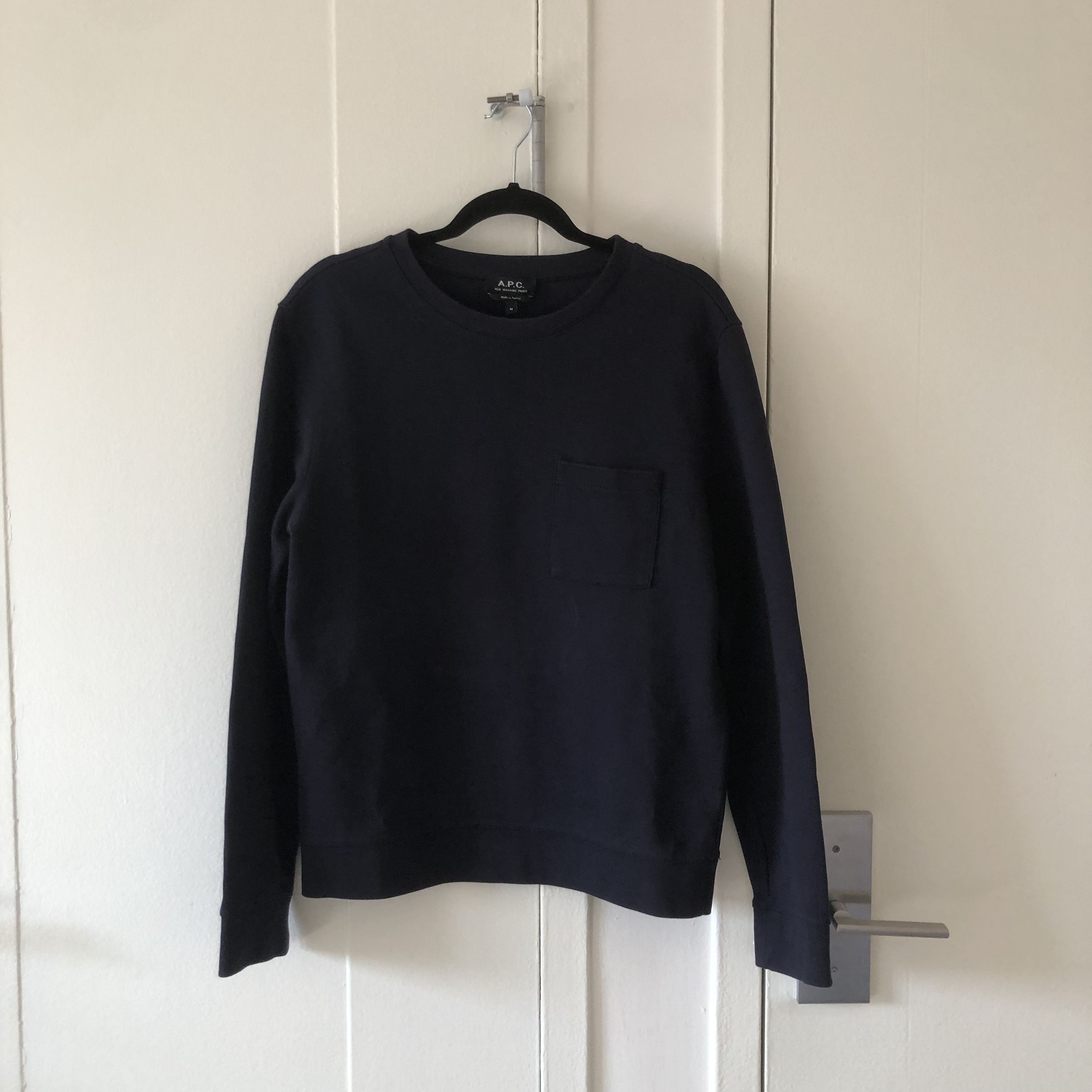 パーカー・フーディ A.P.C. Men Hoodies COHBN M27908 TIQ Blue A.P.C. A.P.C. Men Hoodies COHBN M27908 TIQ Blue | Grailed