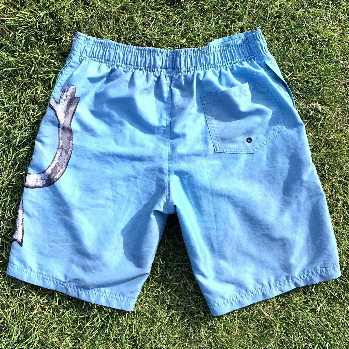 Y2k shorts disney the muppets blue big logo art (size M)