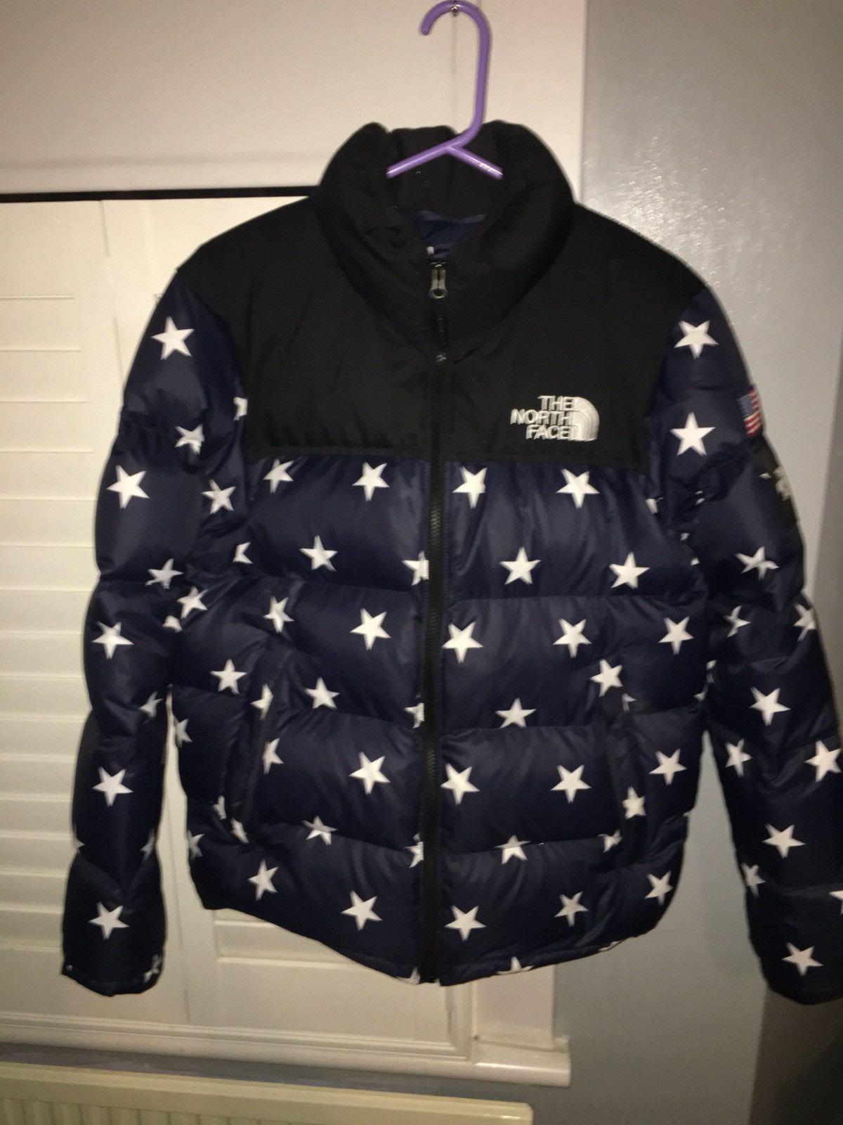 The North Face USA The North Face Nuptse Stars America | Grailed