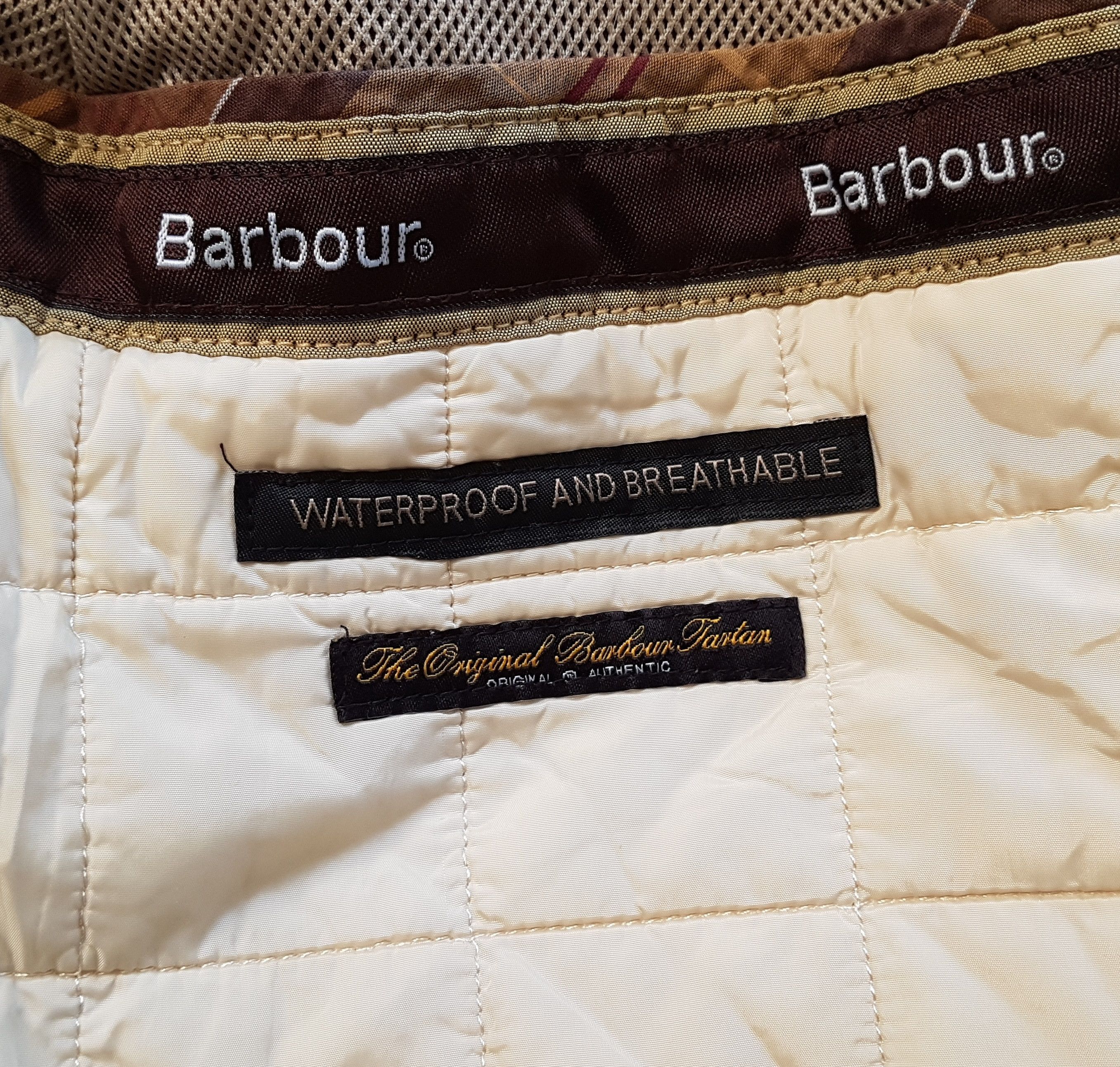 Barbour × Vintage Barbour Women's Outlaw Insulated Belted Jacket Size L / US 10 / IT 46 - 10 Thumbnail