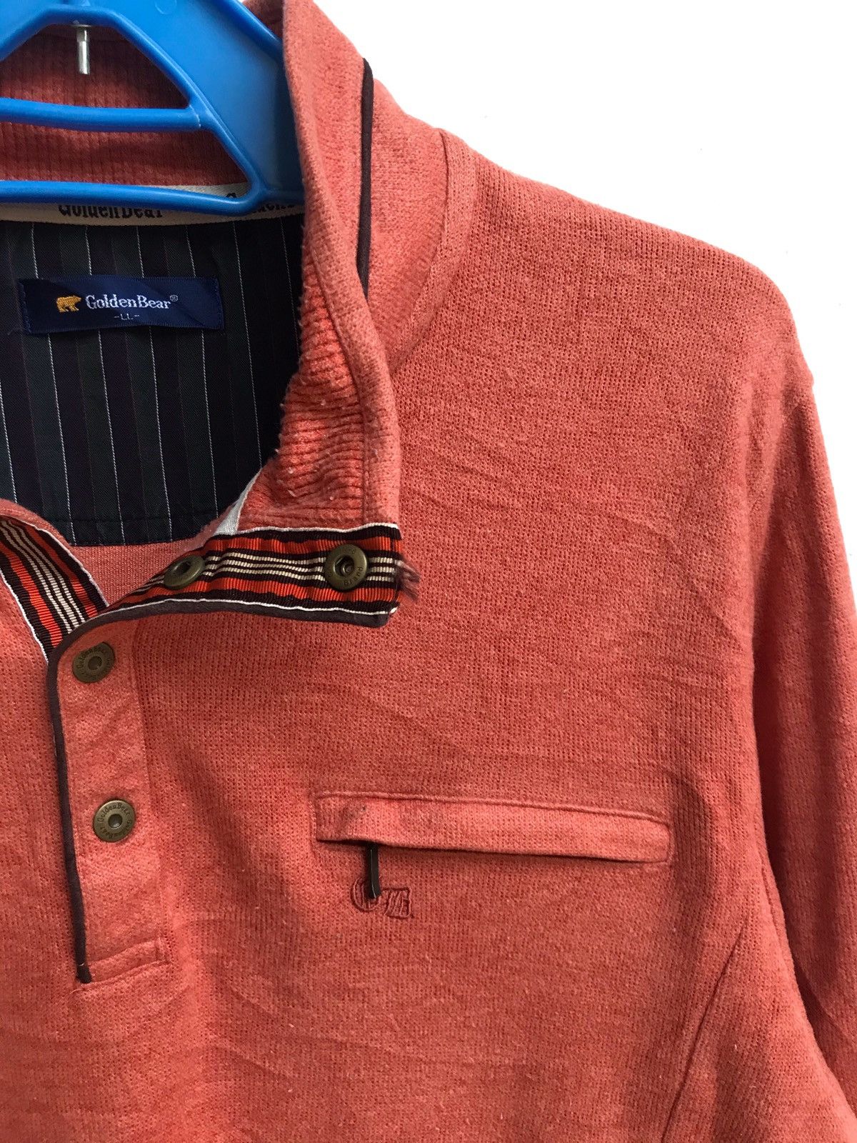 Golden Bear × Vintage 🔥Golden Bear Long Sleeve Polo Shirt Size US M / EU 48-50 / 2 - 4 Thumbnail