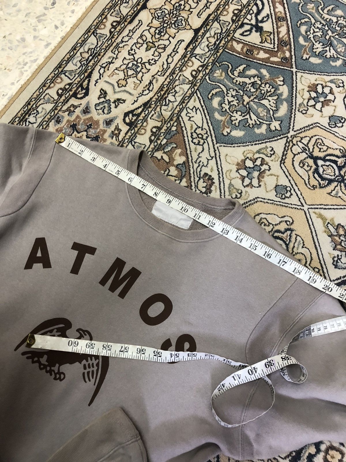 atmos Vintage Atmos Minimalist Sweatshirt Grey Size US L / EU 52-54 / 3 - 19 Thumbnail