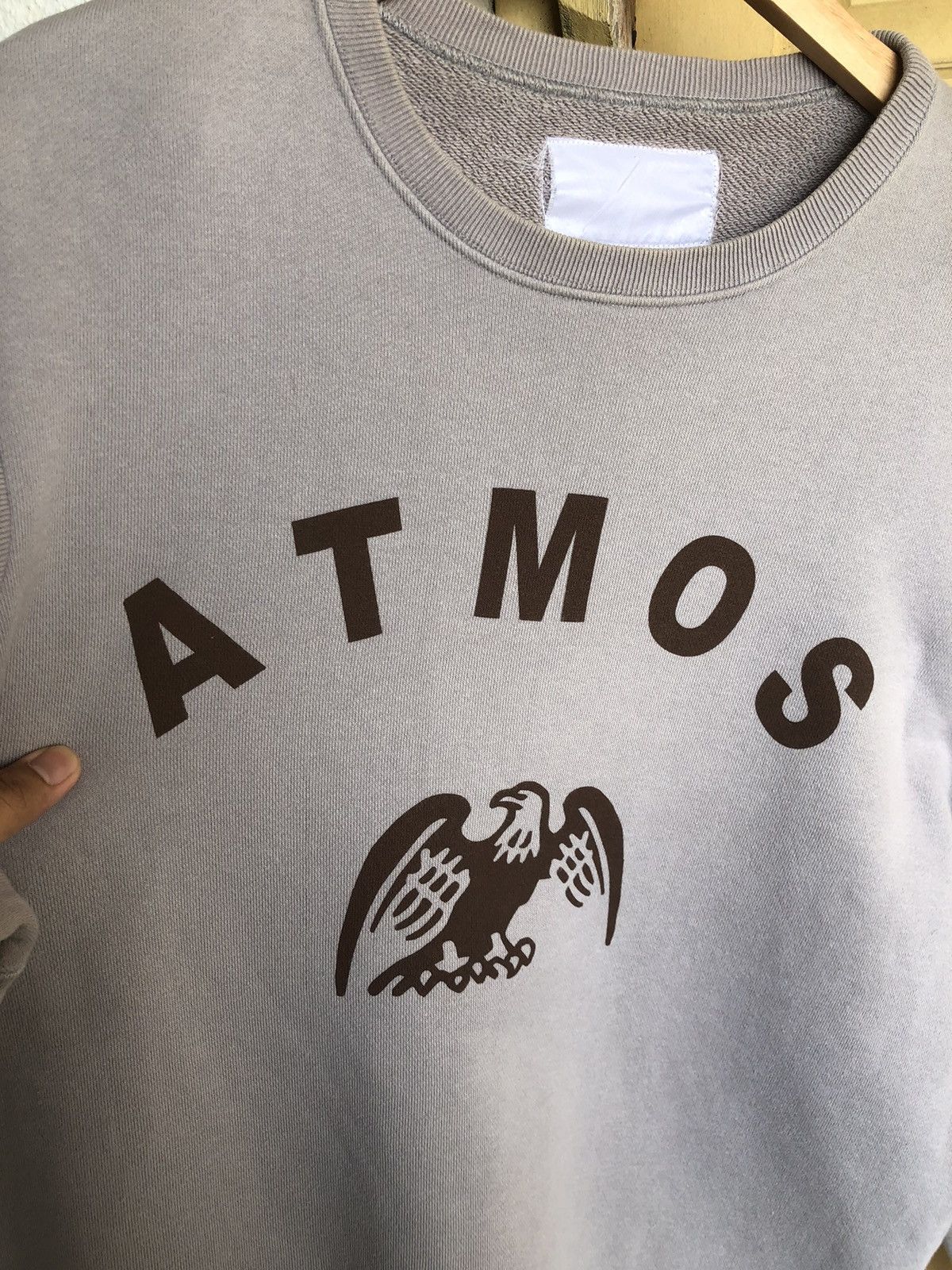 atmos Vintage Atmos Minimalist Sweatshirt Grey Size US L / EU 52-54 / 3 - 9 Thumbnail