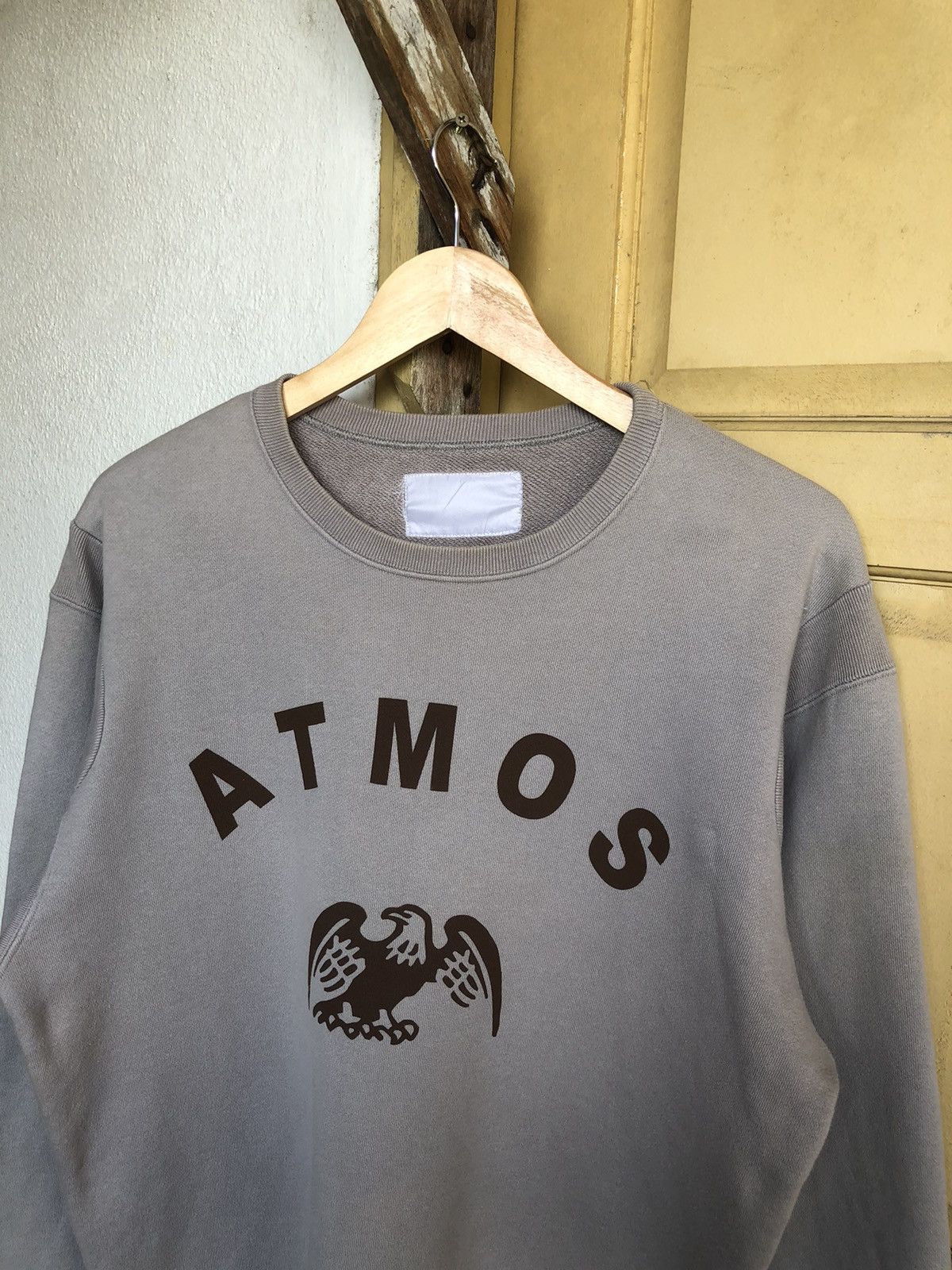 atmos Vintage Atmos Minimalist Sweatshirt Grey Size US L / EU 52-54 / 3 - 3 Thumbnail