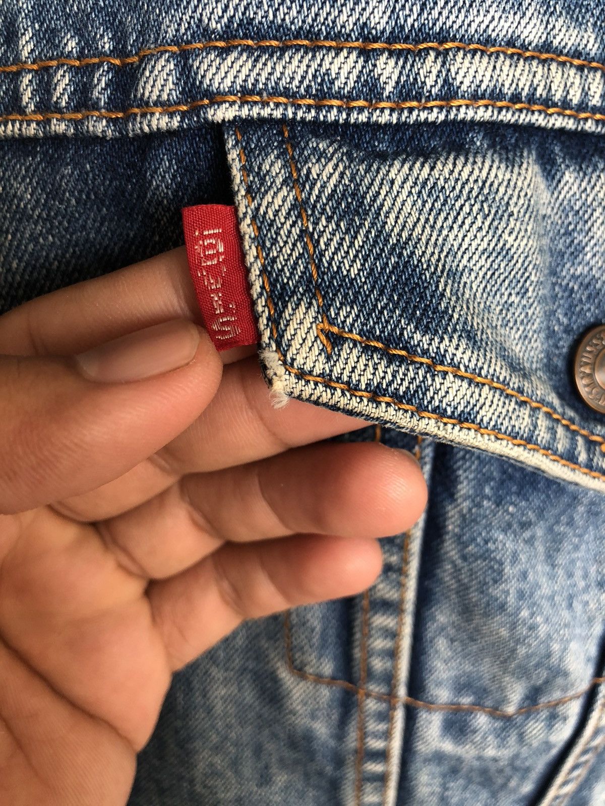 Levi's Vintage Levis Sherpa Distressed Colour Trucker Denim Jackets Size US L / EU 52-54 / 3 - 10 Thumbnail