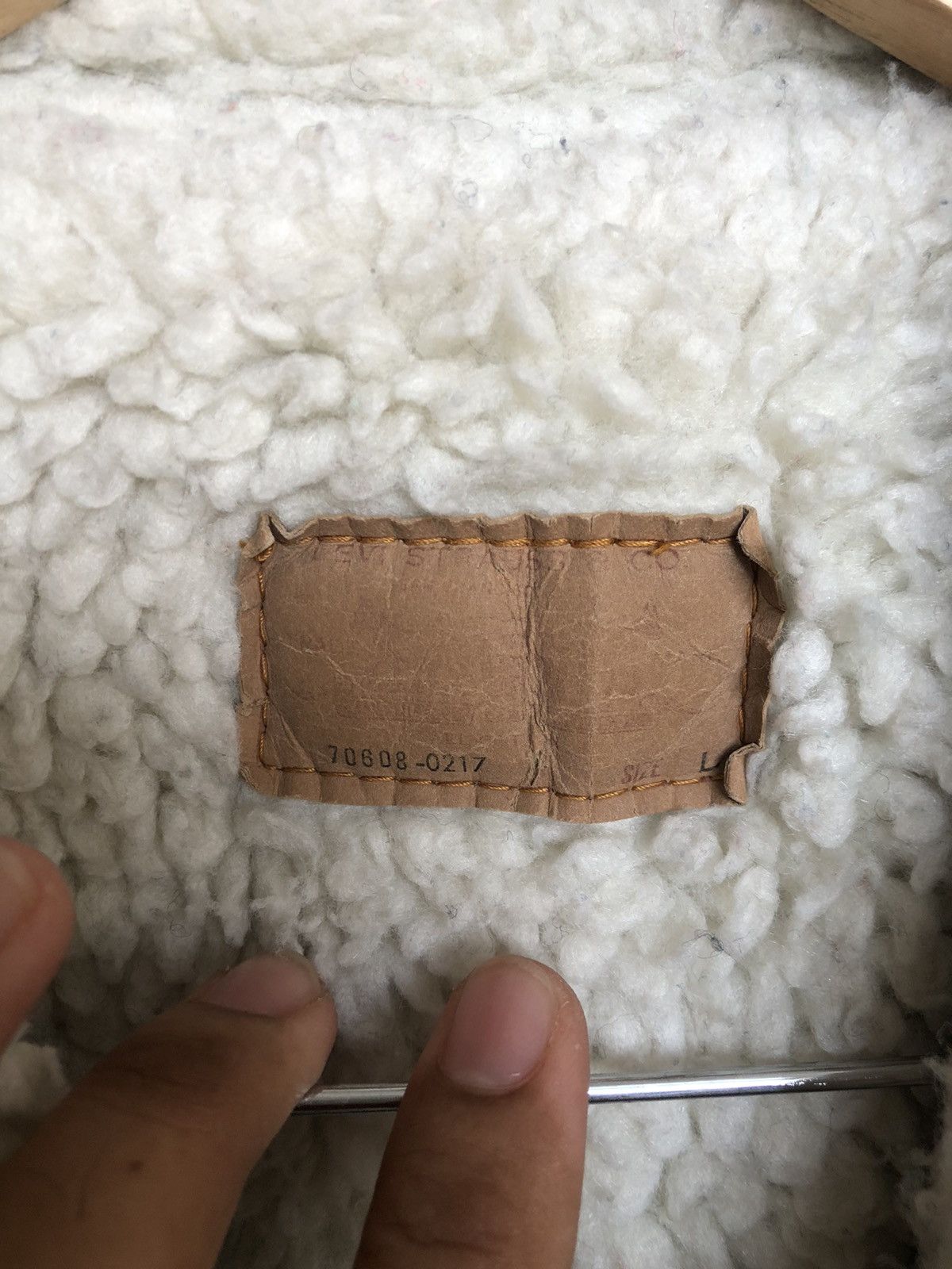 Levi's Vintage Levis Sherpa Distressed Colour Trucker Denim Jackets Size US L / EU 52-54 / 3 - 12 Thumbnail