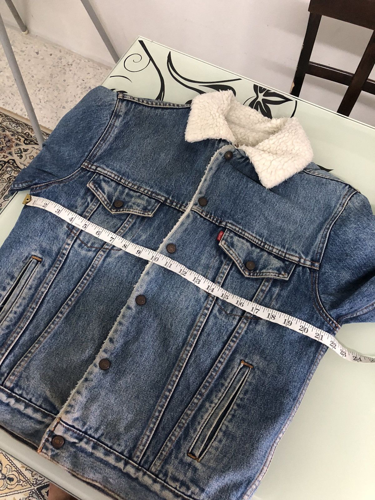 Levi's Vintage Levis Sherpa Distressed Colour Trucker Denim Jackets Size US L / EU 52-54 / 3 - 22 Thumbnail