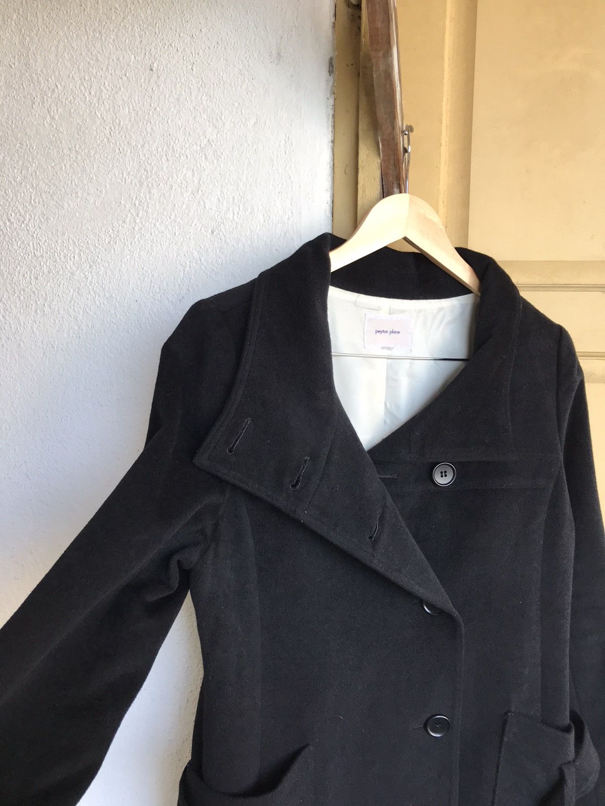 PPFM Yohji Yamamoto Design Peyton Place by PPFM Wool Coat Size US S / EU 44-46 / 1 - 8 Thumbnail