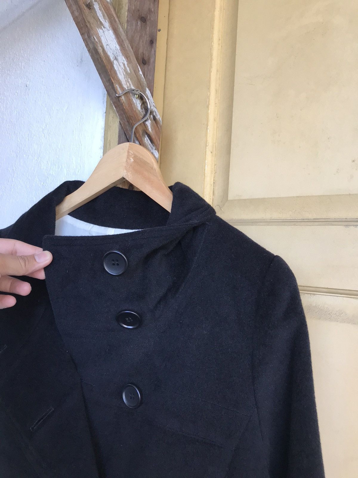 PPFM Yohji Yamamoto Design Peyton Place by PPFM Wool Coat Size US S / EU 44-46 / 1 - 11 Thumbnail