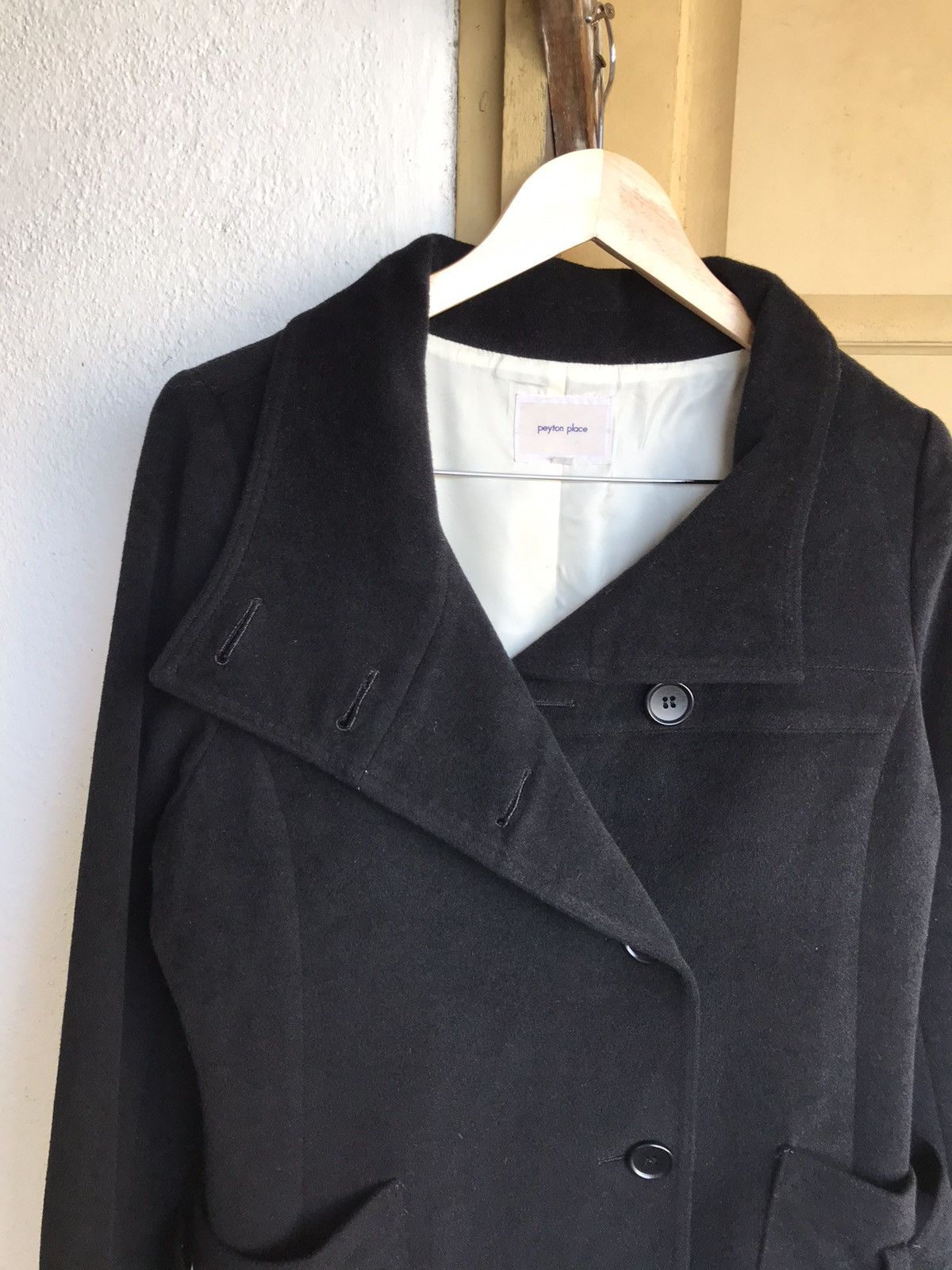 PPFM Yohji Yamamoto Design Peyton Place by PPFM Wool Coat Size US S / EU 44-46 / 1 - 7 Thumbnail