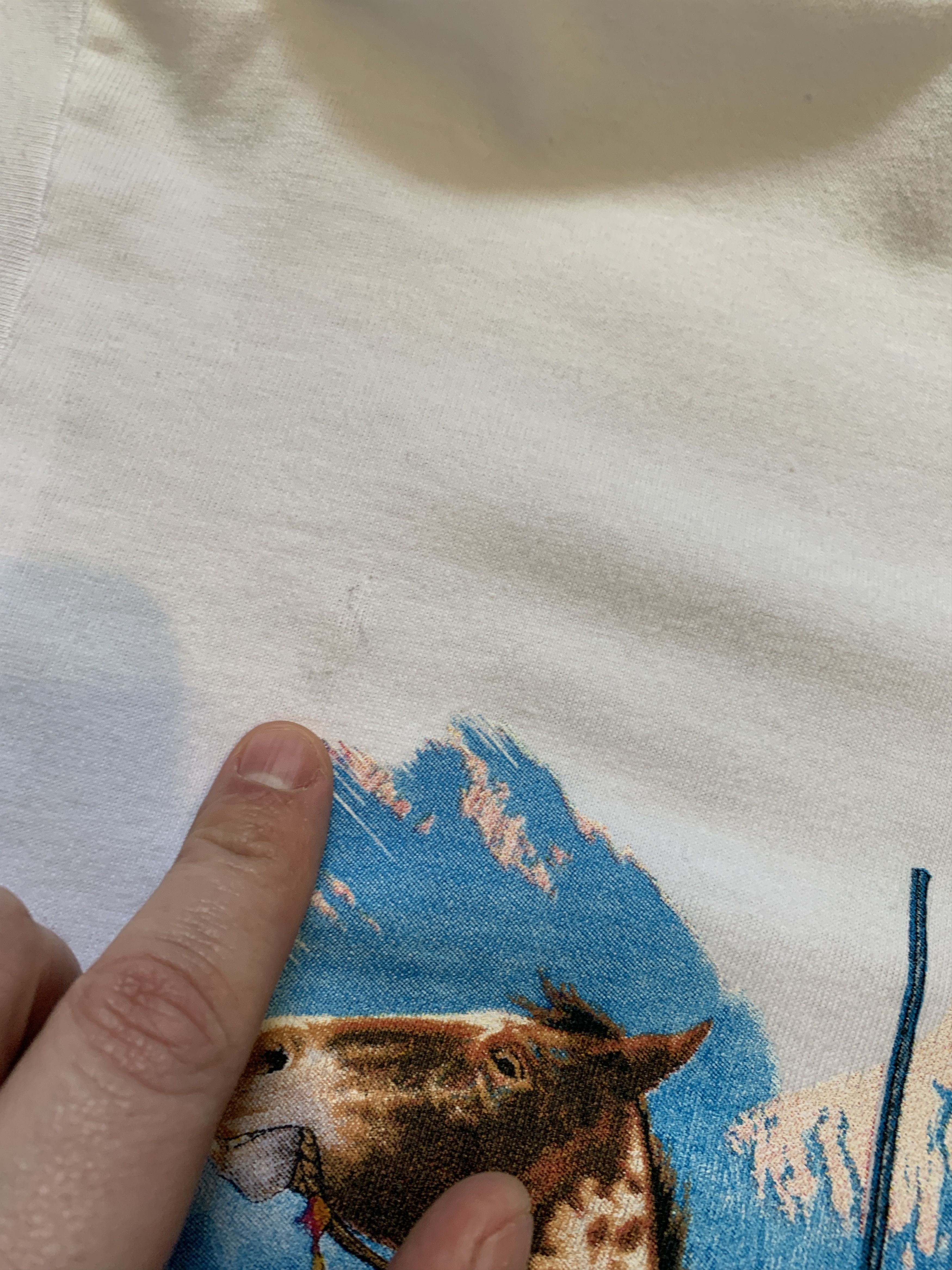Vintage Vintage Indian Horses Chuck Ren by Teletrend 1993 Size US L / EU 52-54 / 3 - 7 Thumbnail