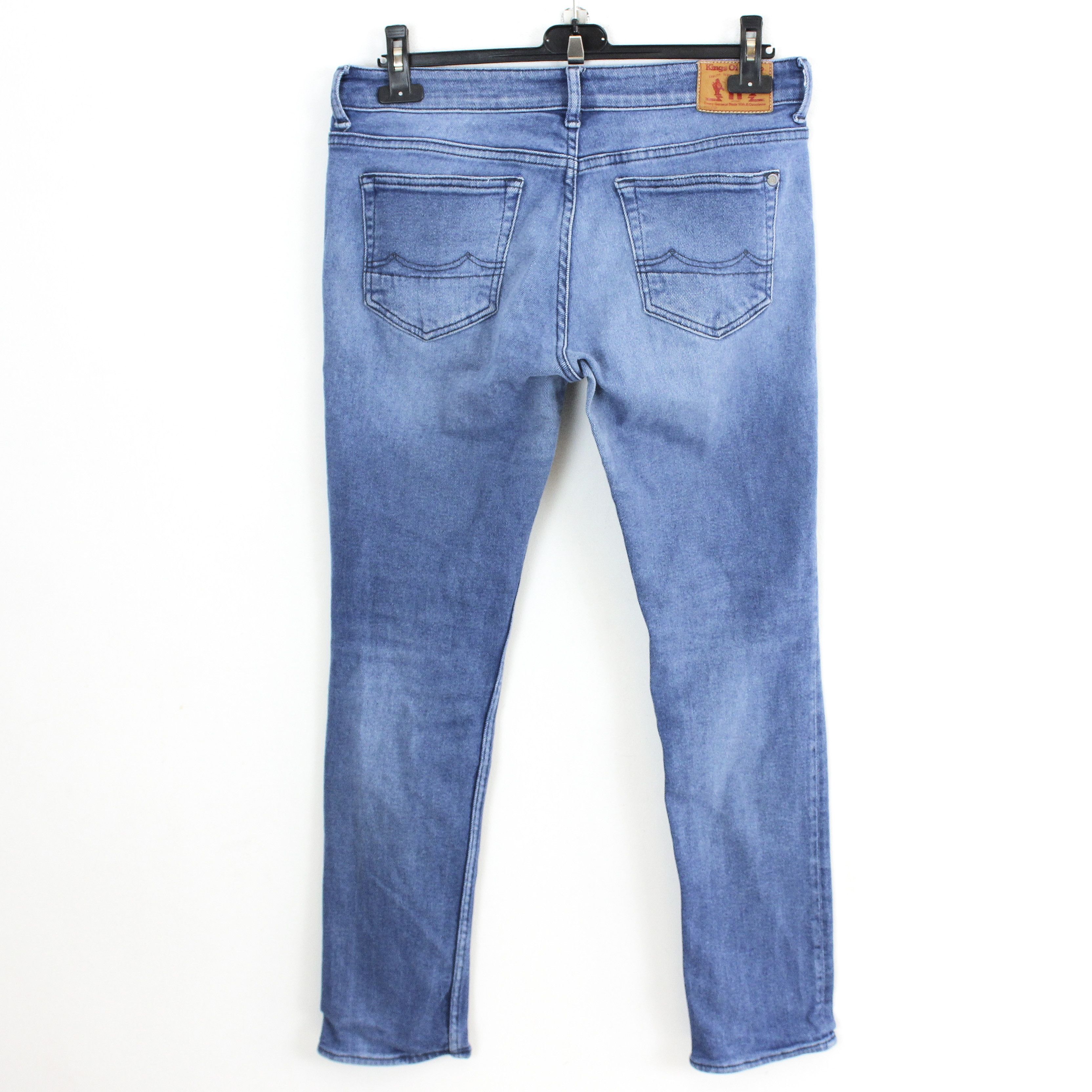 Indigo × Kings Of Indigo Kings Of Indigo Juno W32 L32 Slim Jeans Denim Pants Mid Rise Size 32" / US 10 / IT 46 - 3 Thumbnail