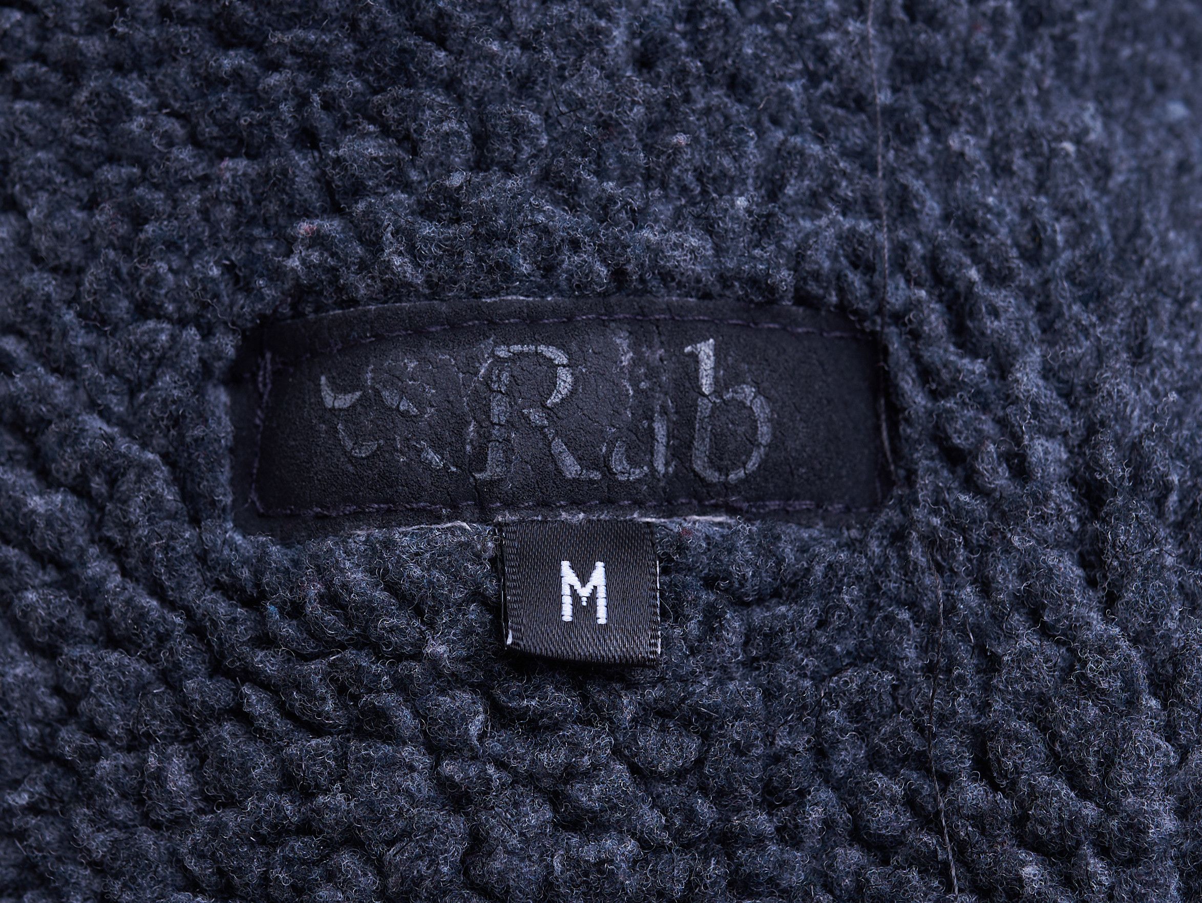 Outdoor Fleece Bomber Jacket Rab Size M Blue Zip