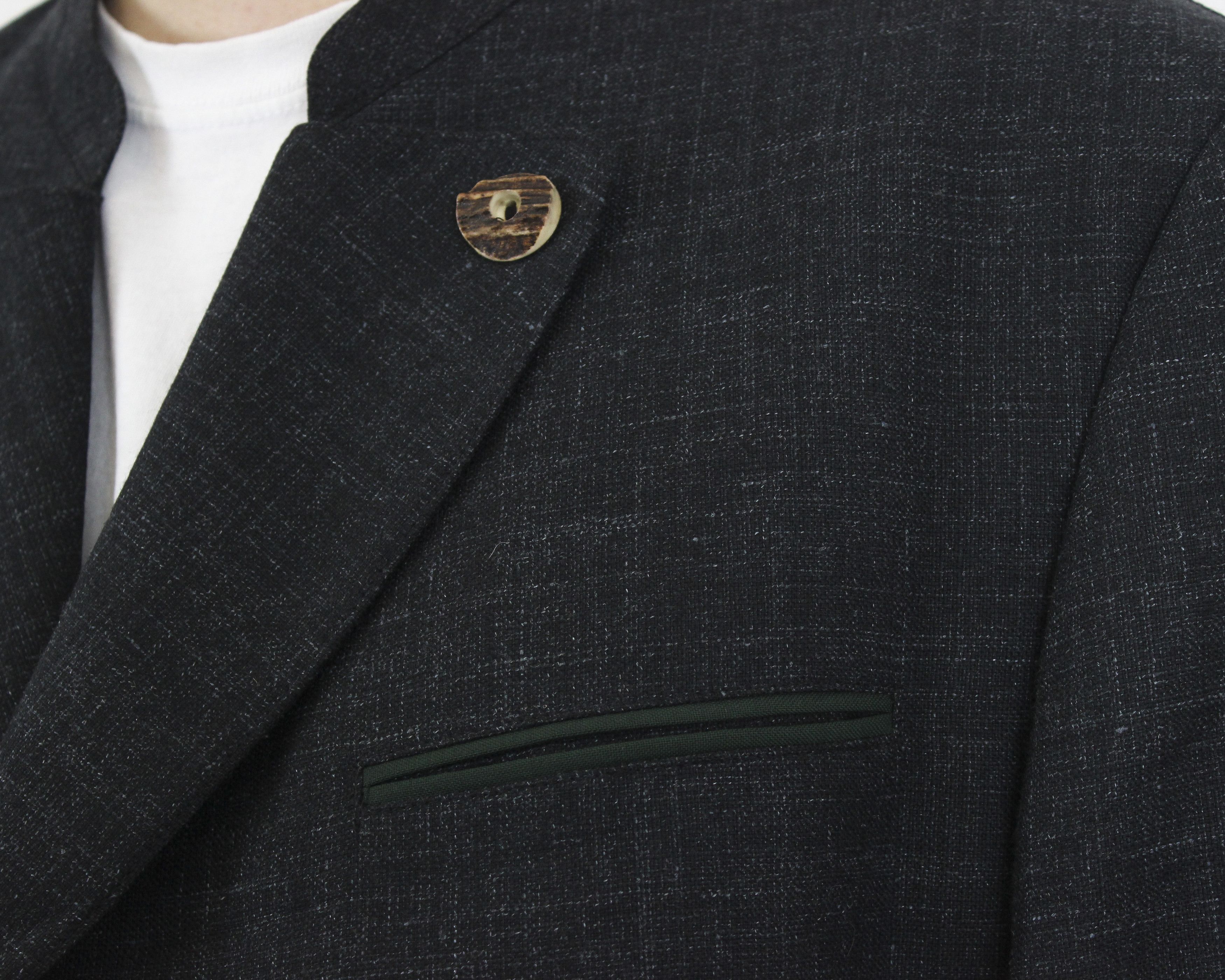 Julius × Vintage JULIUS LANG Linen Blazer Coat US 46 Trachten Jacket Jager Size 46R - 5 Thumbnail