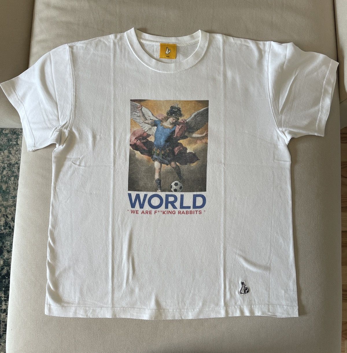 FR2 #FR2 - Rabbits HBX Angel Football/Soccer World Tee Size US M / EU 48-50 / 2 - 5 Thumbnail