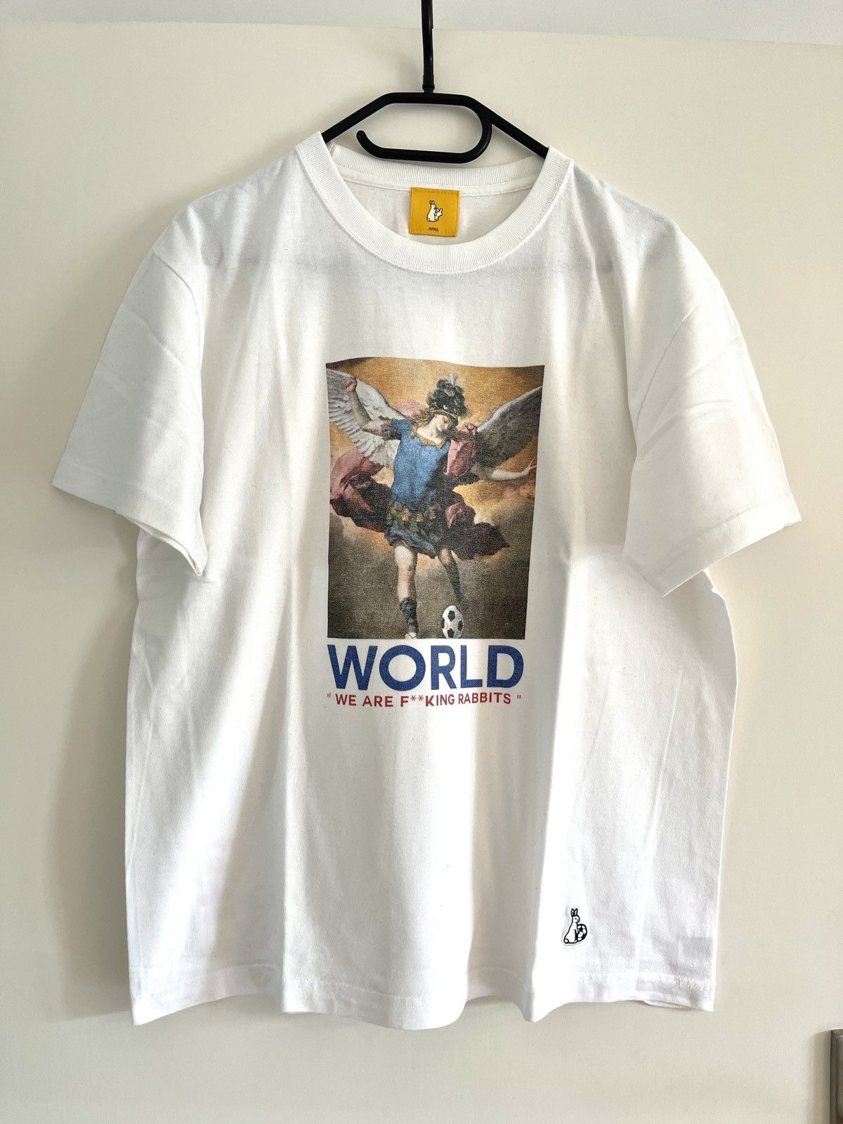 FR2 #FR2 - Rabbits HBX Angel Football/Soccer World Tee Size US M / EU 48-50 / 2 - 2 Thumbnail