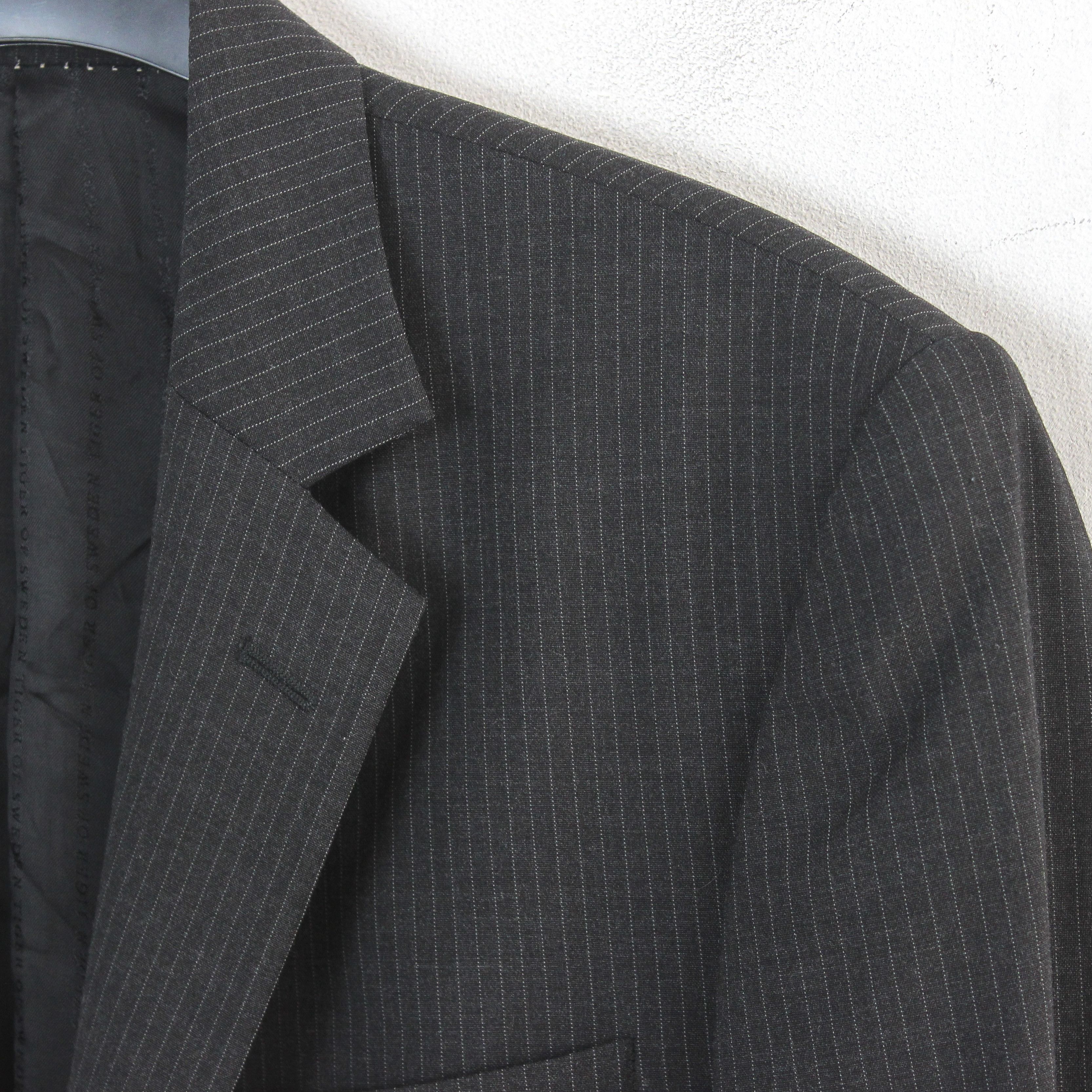 Tiger of Sweden Kalkin Men Blazer Pinstriped Wool Jacket US 40 Suit Coat M Size 40R - 4 Thumbnail