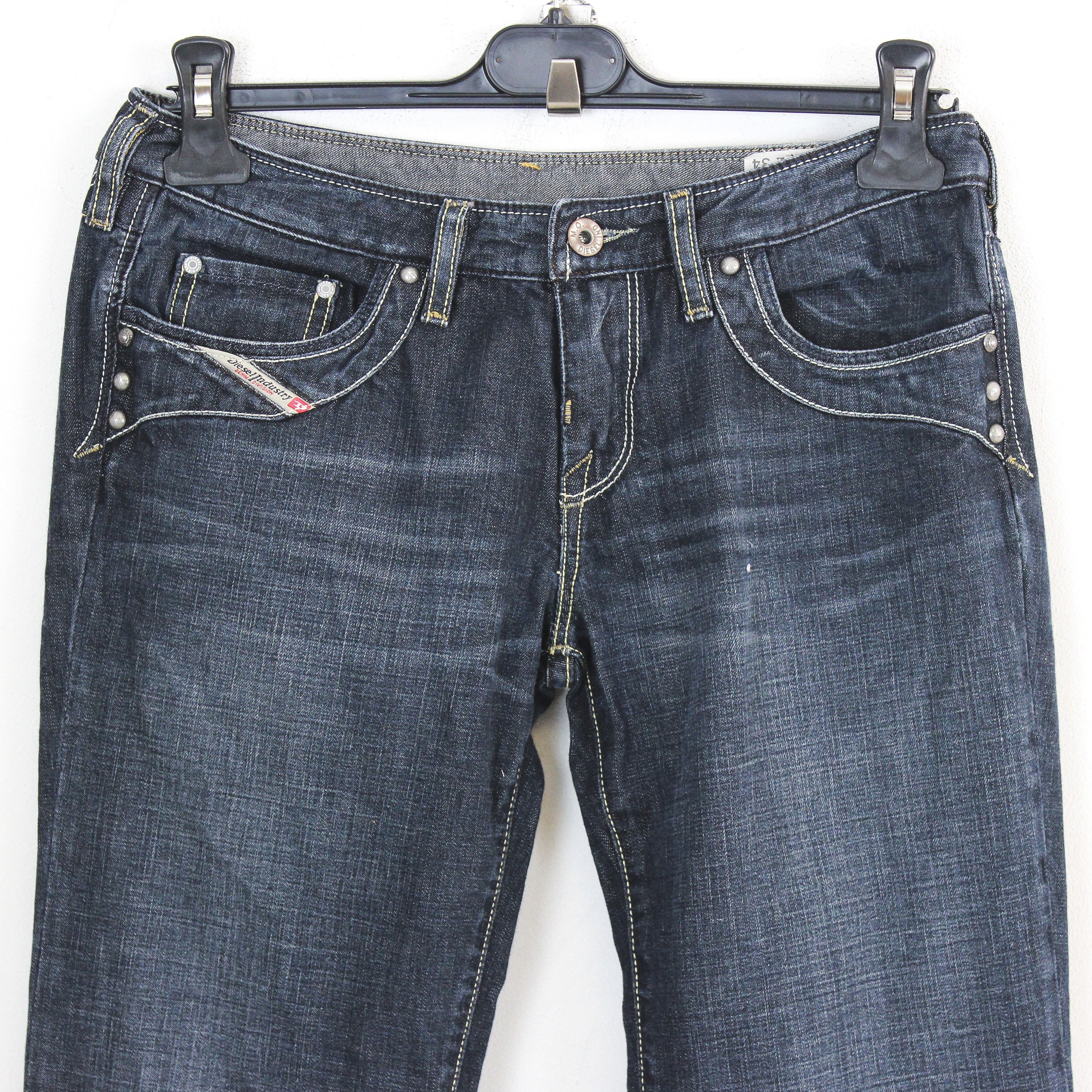 Diesel KYCUT W29 L34 Slim Straight Jeans Pants Trousers Low Rise Size 29" - 2 Thumbnail