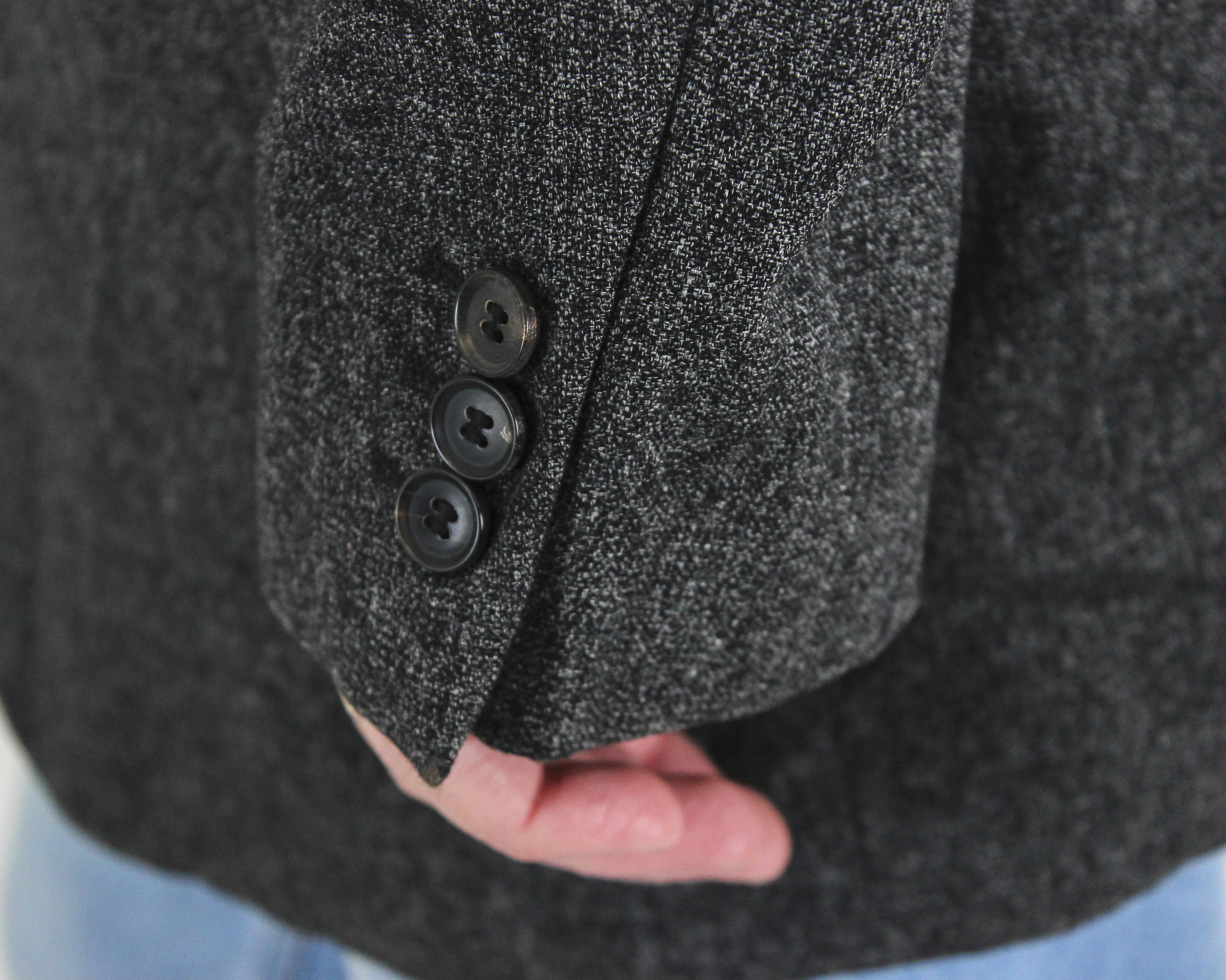 Hugo Boss Mars Blazer UK 46 US Suit Wool Jacket EU 56 Sport Coat 2XL Size 46R - 6 Thumbnail