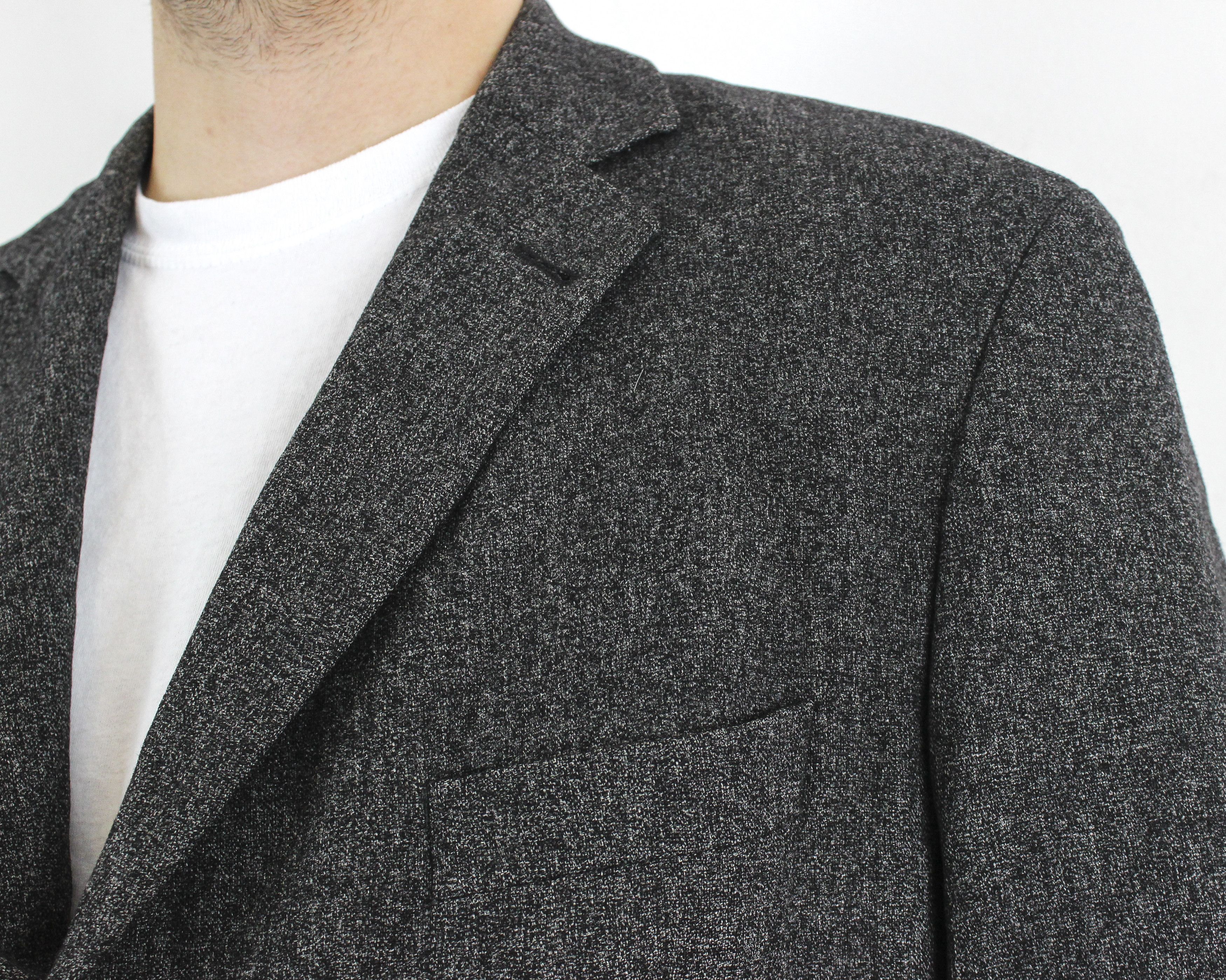 Hugo Boss Mars Blazer UK 46 US Suit Wool Jacket EU 56 Sport Coat 2XL Size 46R - 4 Thumbnail