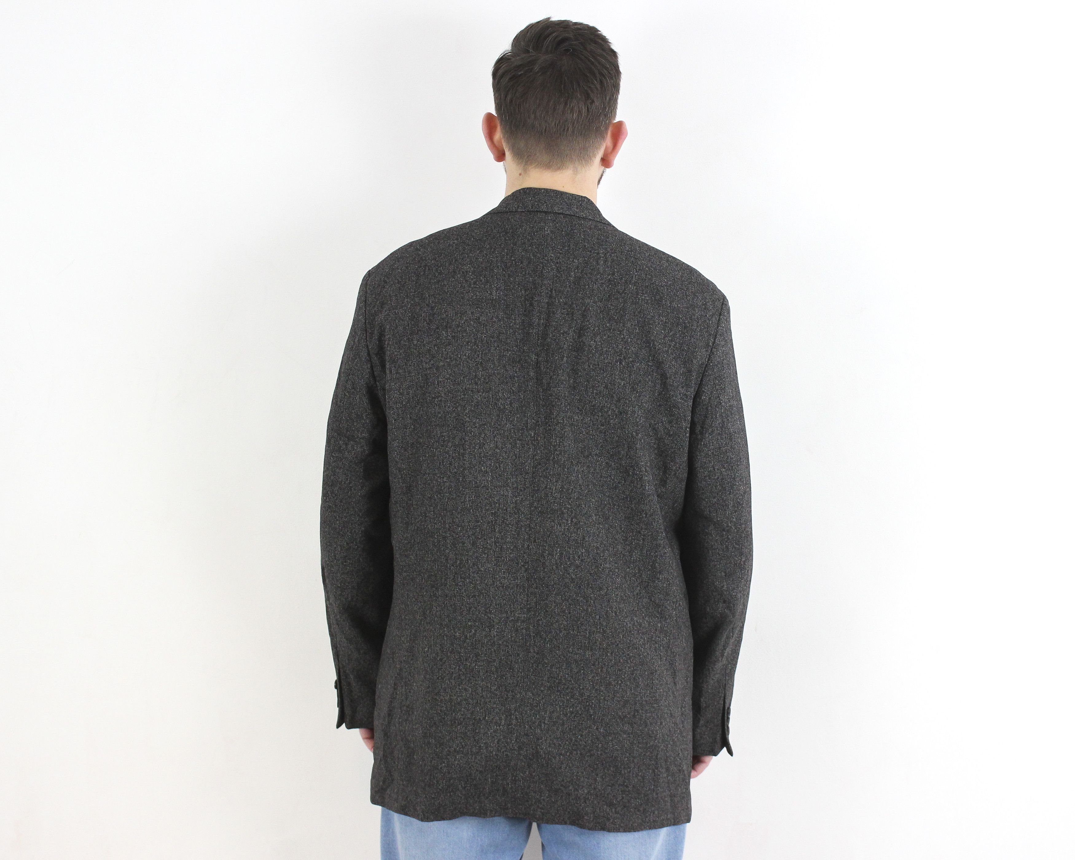 Hugo Boss Mars Blazer UK 46 US Suit Wool Jacket EU 56 Sport Coat 2XL Size 46R - 3 Thumbnail