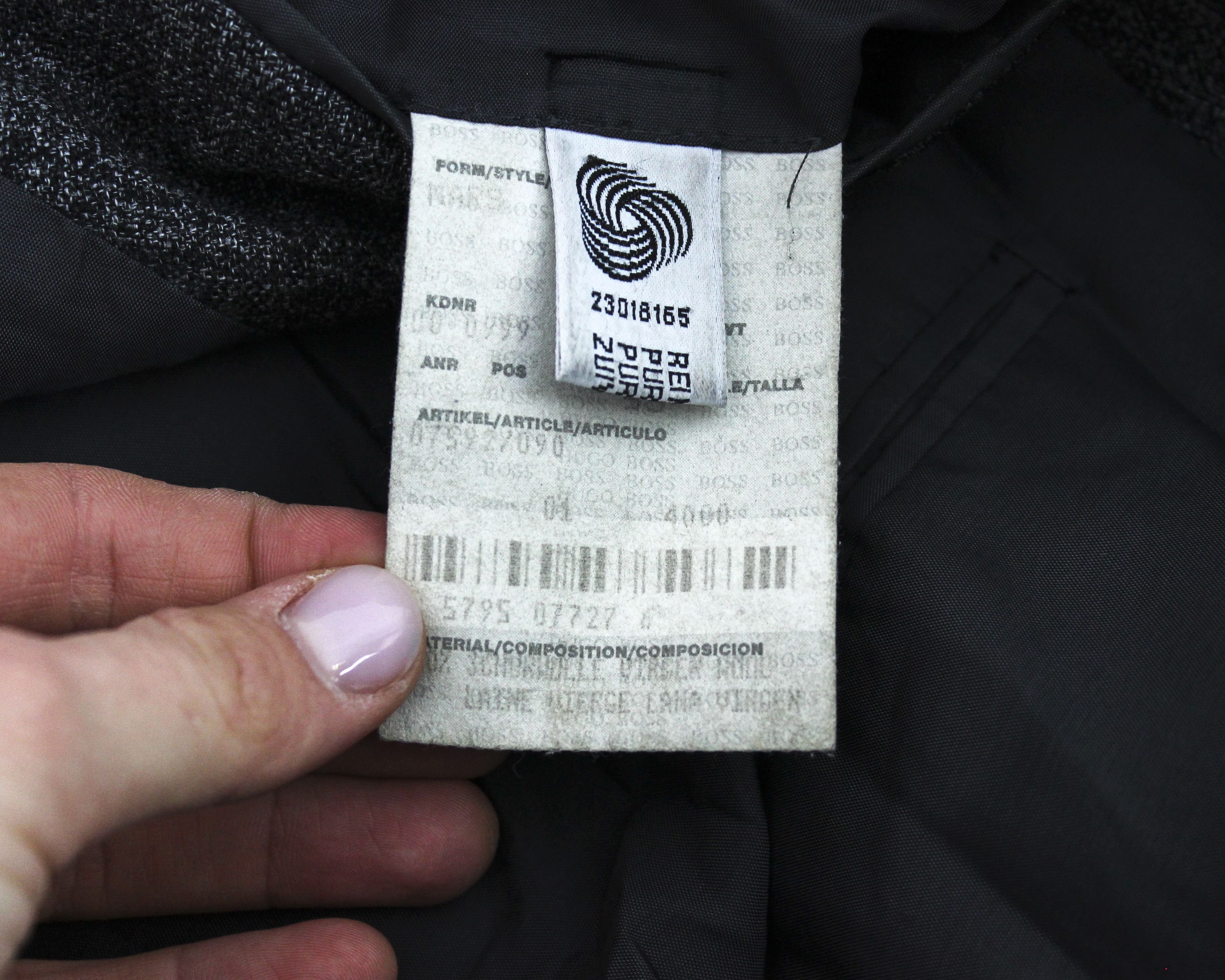 Hugo Boss Mars Blazer UK 46 US Suit Wool Jacket EU 56 Sport Coat 2XL Size 46R - 8 Thumbnail