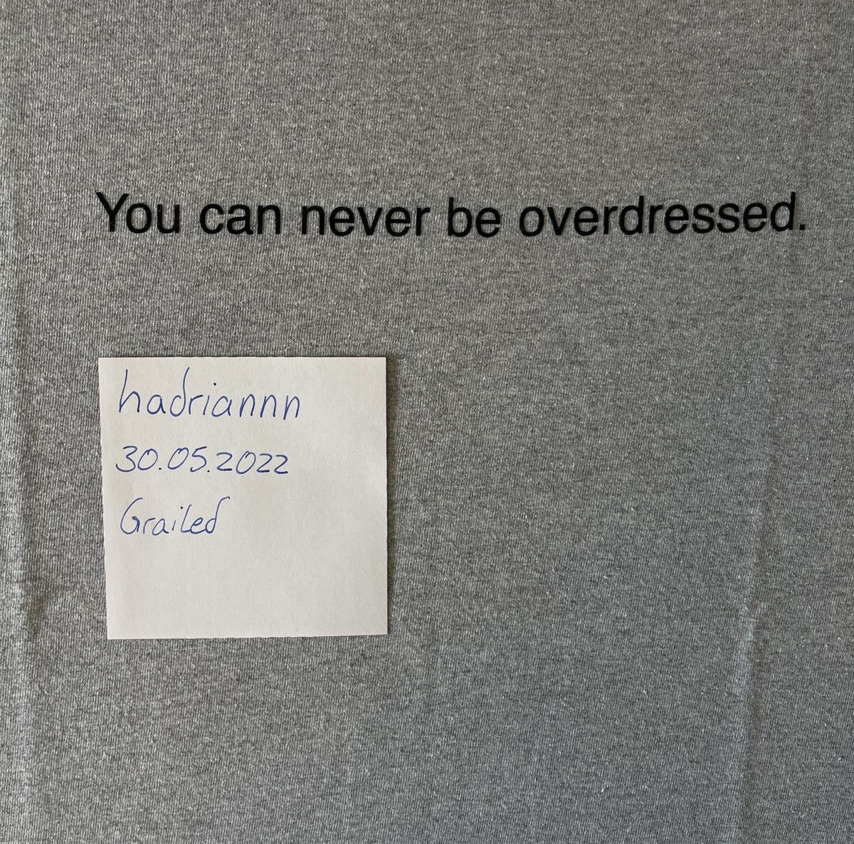 Fuck Art, Make Tees Fuck Art, Make Tees - You Can Never Be Overdressed T-Shirt Size US M / EU 48-50 / 2 - 5 Thumbnail