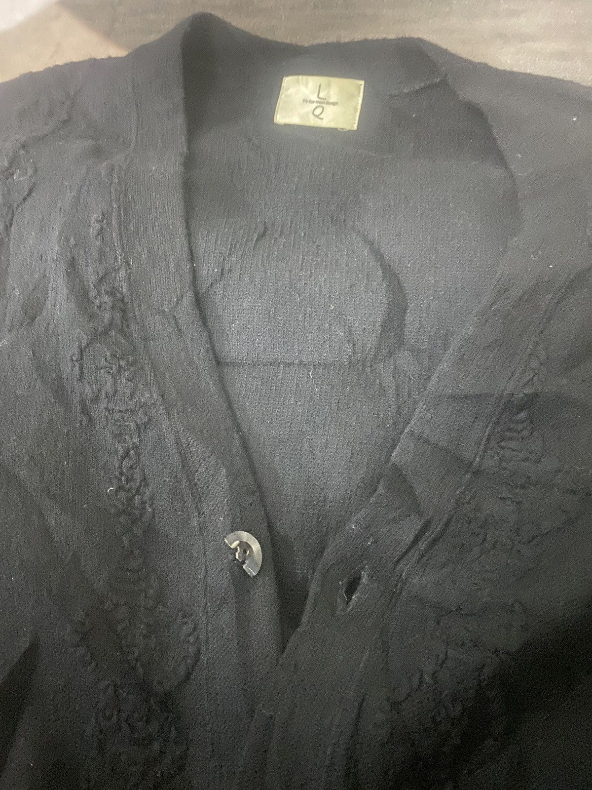 Yohji Yamamoto VINTAGE YOHJI Y’s FOR MEN LQ KNIT CARDIGAN Size US M / EU 48-50 / 2 - 13 Thumbnail