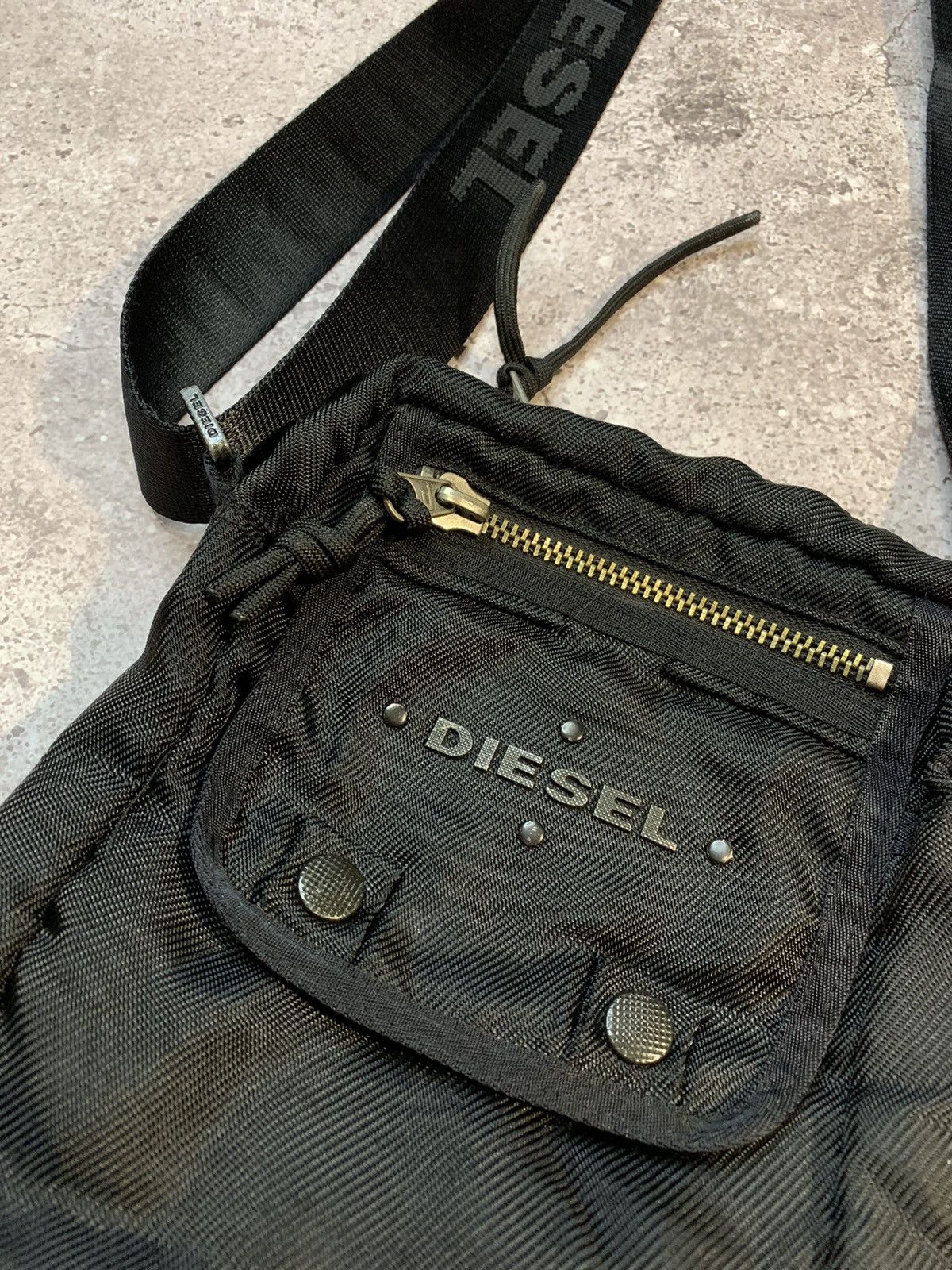 Diesel × Vintage Vintage Diesel Military CrossBody Messenger Bag Size ONE SIZE - 2 Thumbnail