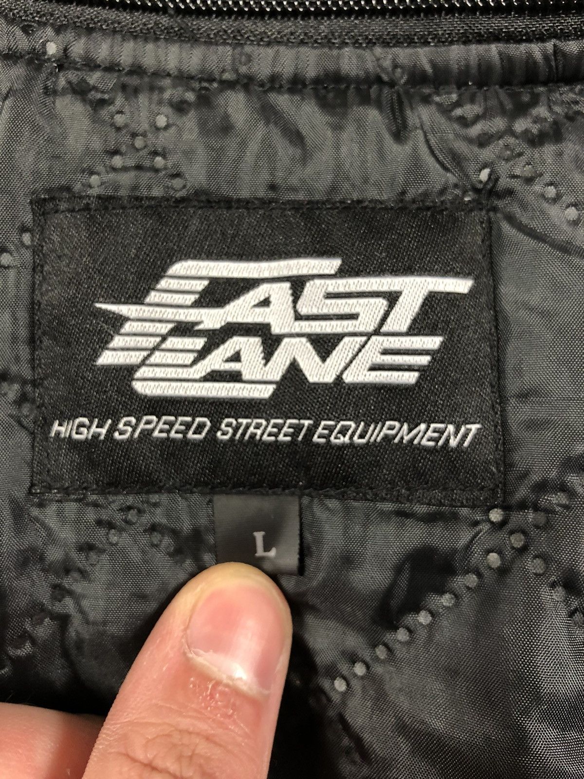 Vintage Racing fast lane moto jacket Size US L / EU 52-54 / 3 - 6 Thumbnail
