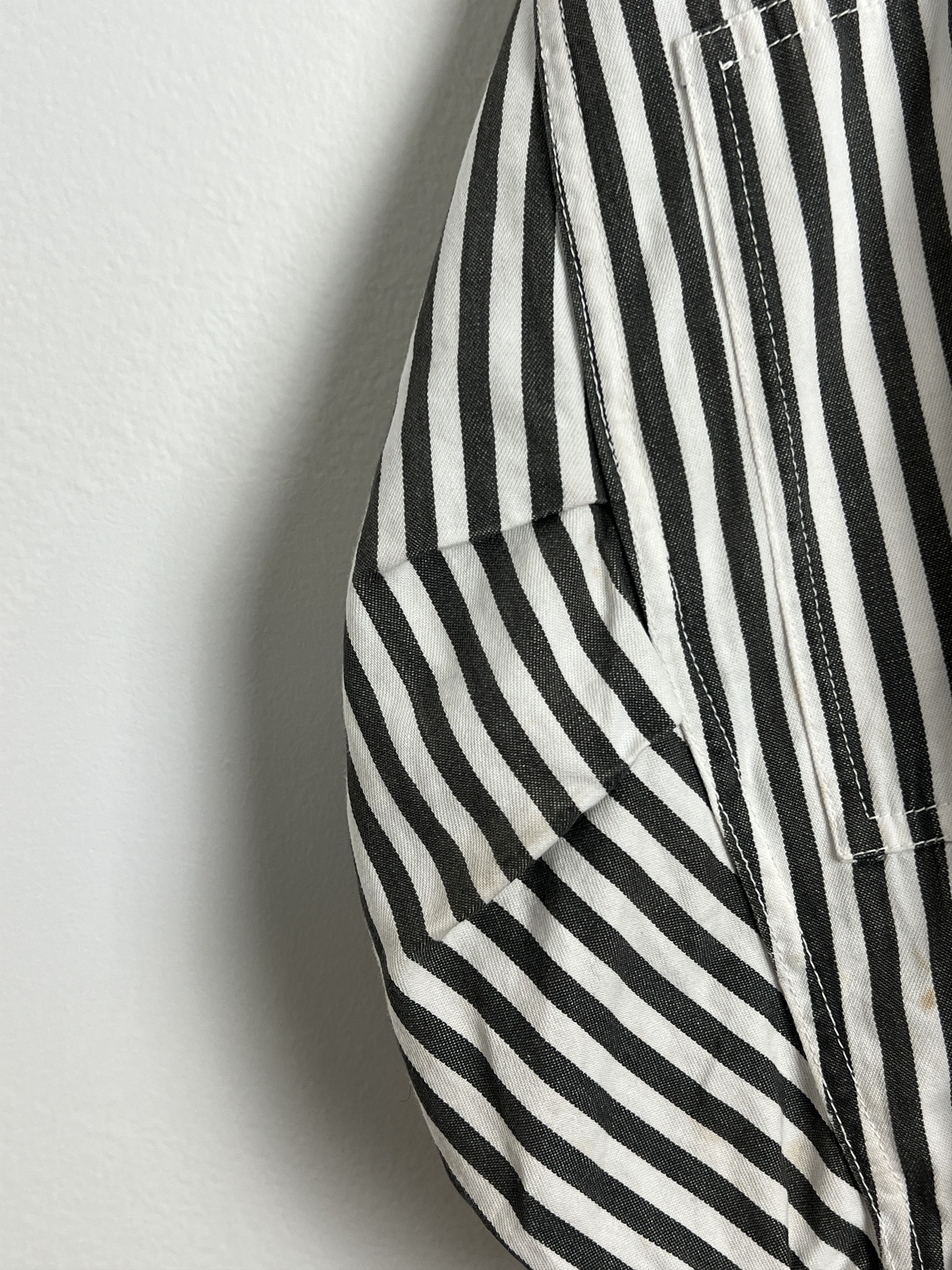 Issey Miyake Rare Sport Stripe Cotton MA-1 Bomber Size US M / EU 48-50 / 2 - 8 Thumbnail