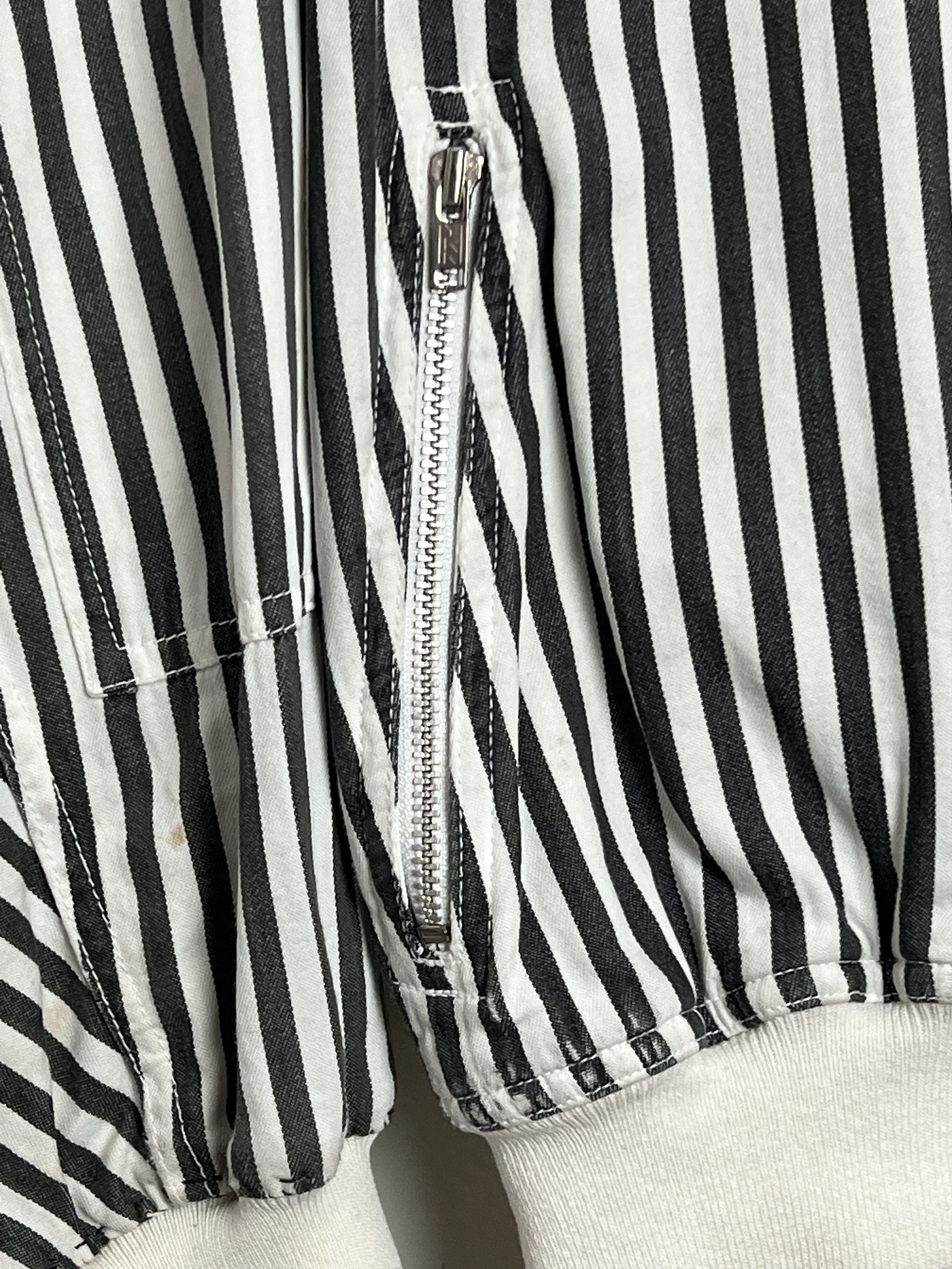 Issey Miyake Rare Sport Stripe Cotton MA-1 Bomber Size US M / EU 48-50 / 2 - 4 Thumbnail