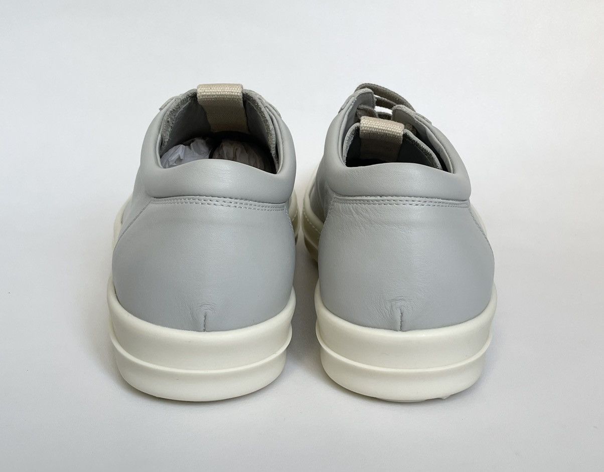 Rick Owens Oyster/Milk Leather ‘Vintage Sneakers’ Size US 10 / EU 43 - 10 Thumbnail