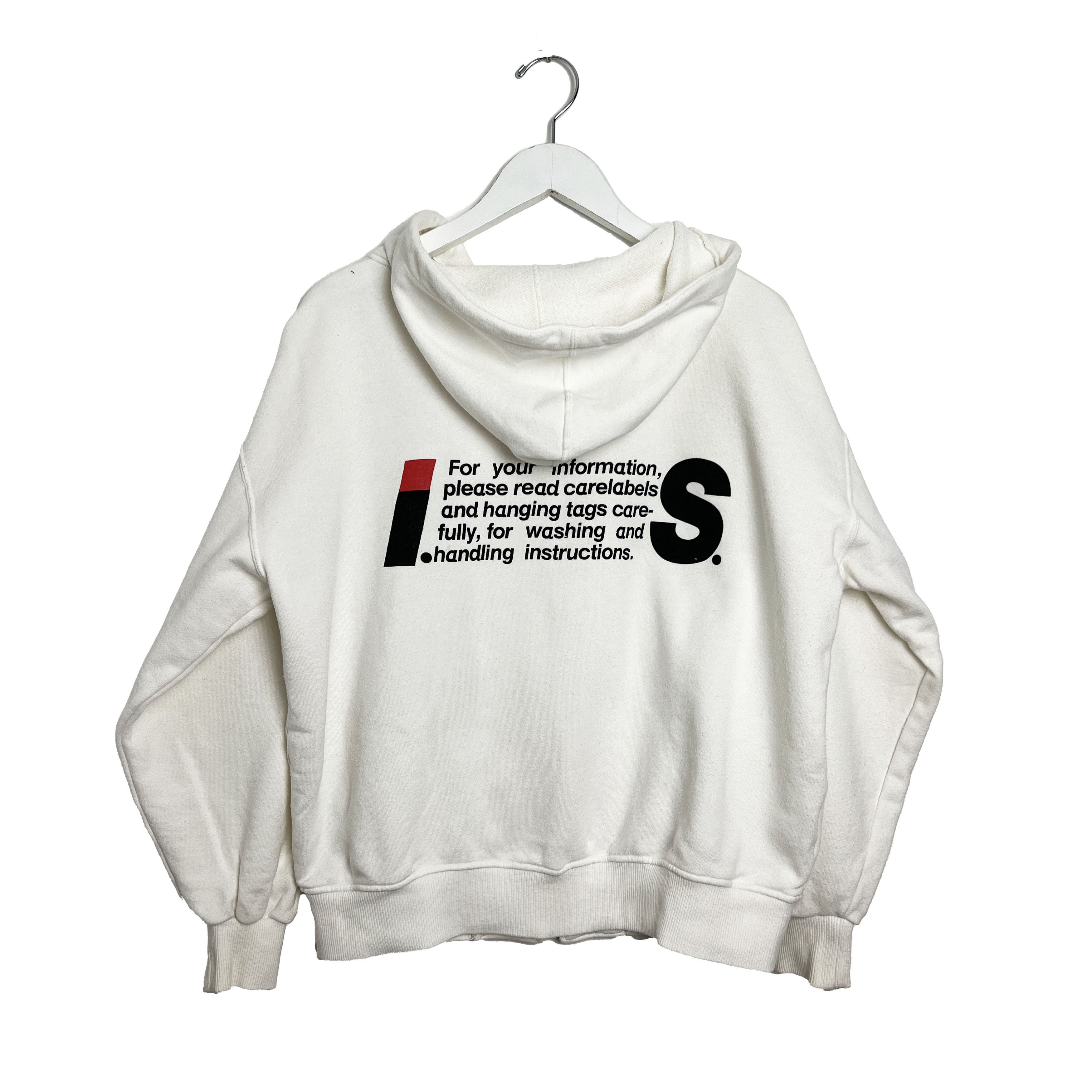 Issey Miyake Tsumori Chisato White Sports Hoodie Size US M / EU 48-50 / 2 - 1 Thumbnail