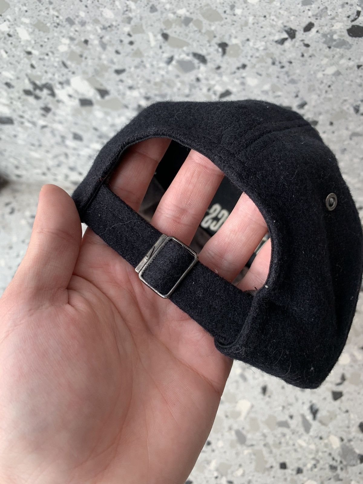 Nike × Vintage Vintage 90s Nike Athletics Wool Cap Size ONE SIZE - 7 Thumbnail