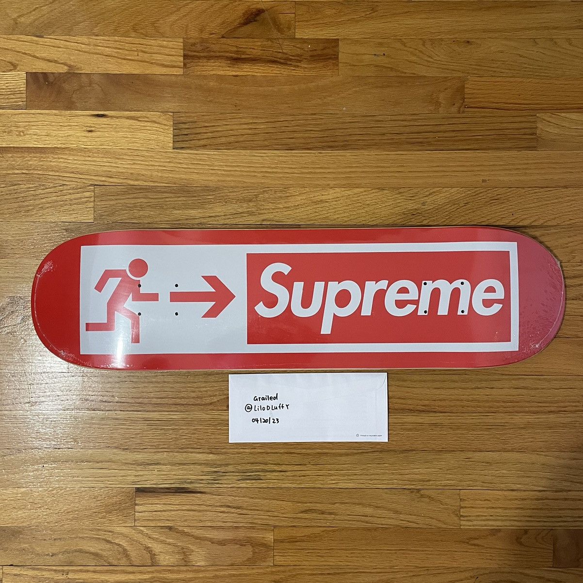 Supreme Supreme Exit Skateboard Deck | Grailed