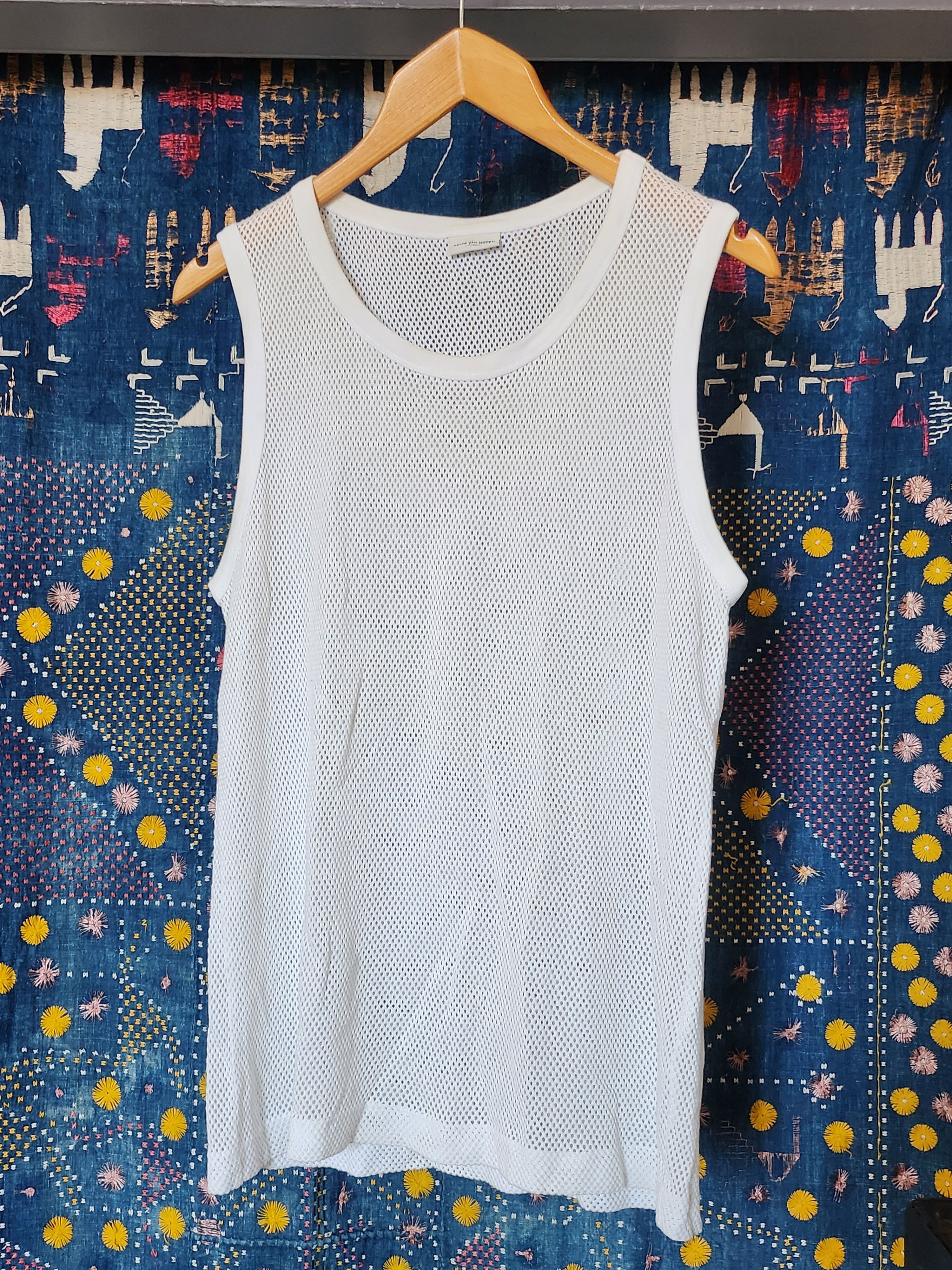 Dries Van Noten Mesh Tank Top