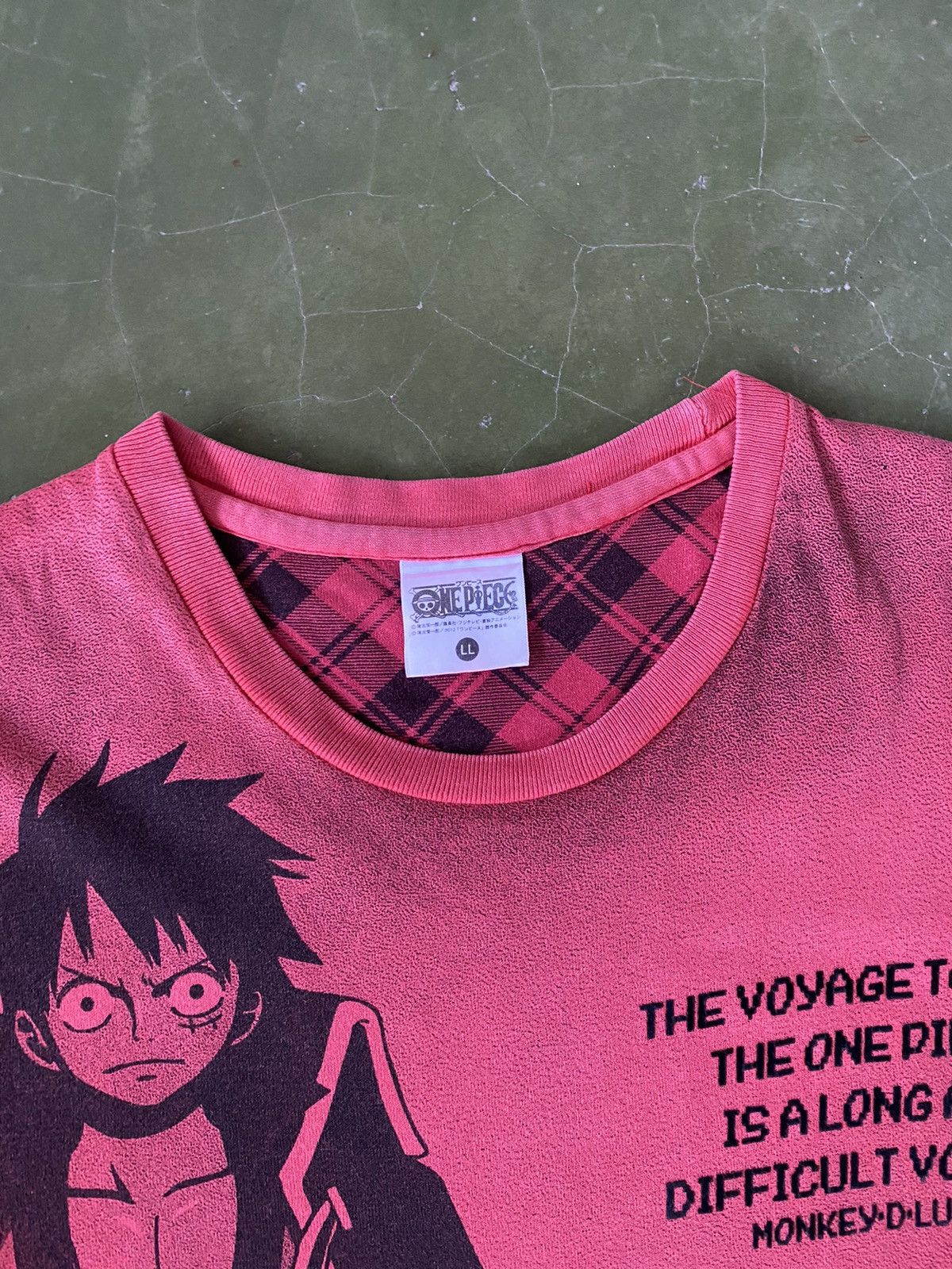 One Piece Vintage Anime One Piece Distressed Long Sleeve Size US L / EU 52-54 / 3 - 12 Thumbnail