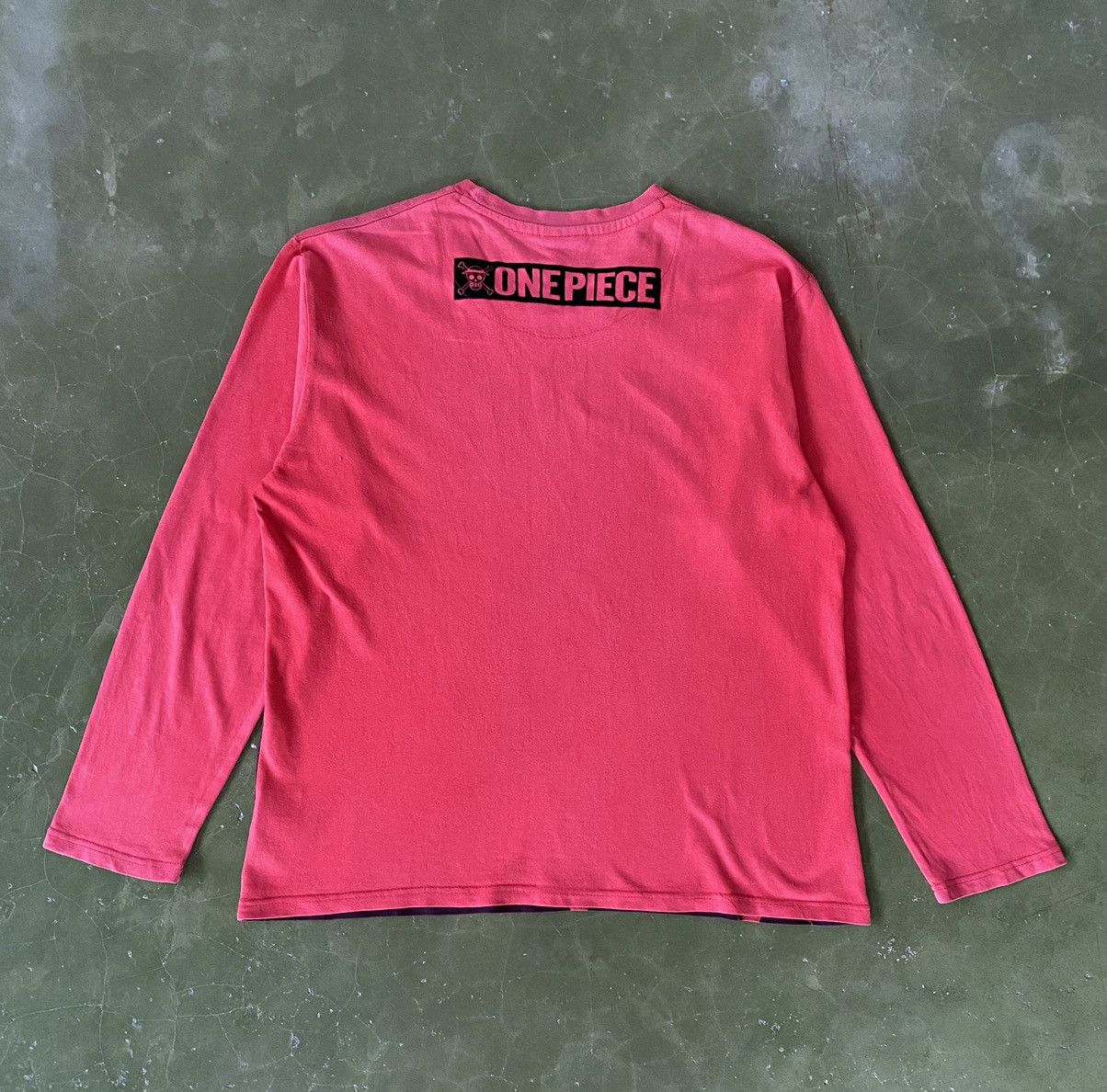 One Piece Vintage Anime One Piece Distressed Long Sleeve Size US L / EU 52-54 / 3 - 2 Thumbnail
