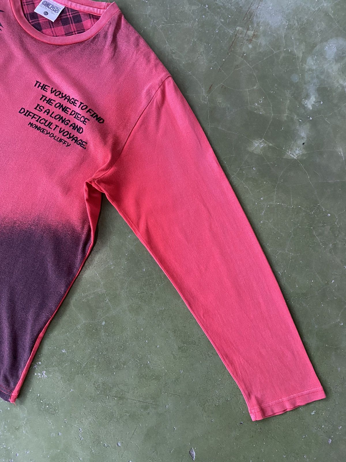 One Piece Vintage Anime One Piece Distressed Long Sleeve Size US L / EU 52-54 / 3 - 8 Thumbnail