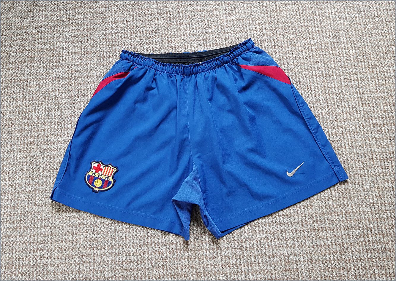 Nike Vintage Barcelona FC Nike Team Soccer Football Shorts Kit Size US 32 / EU 48 - 1 Thumbnail