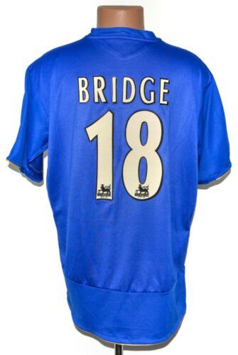 CHELSEA 2005/2006 FOOTBALL JERSEY UMBRO #18 BRIDGE SIZE L